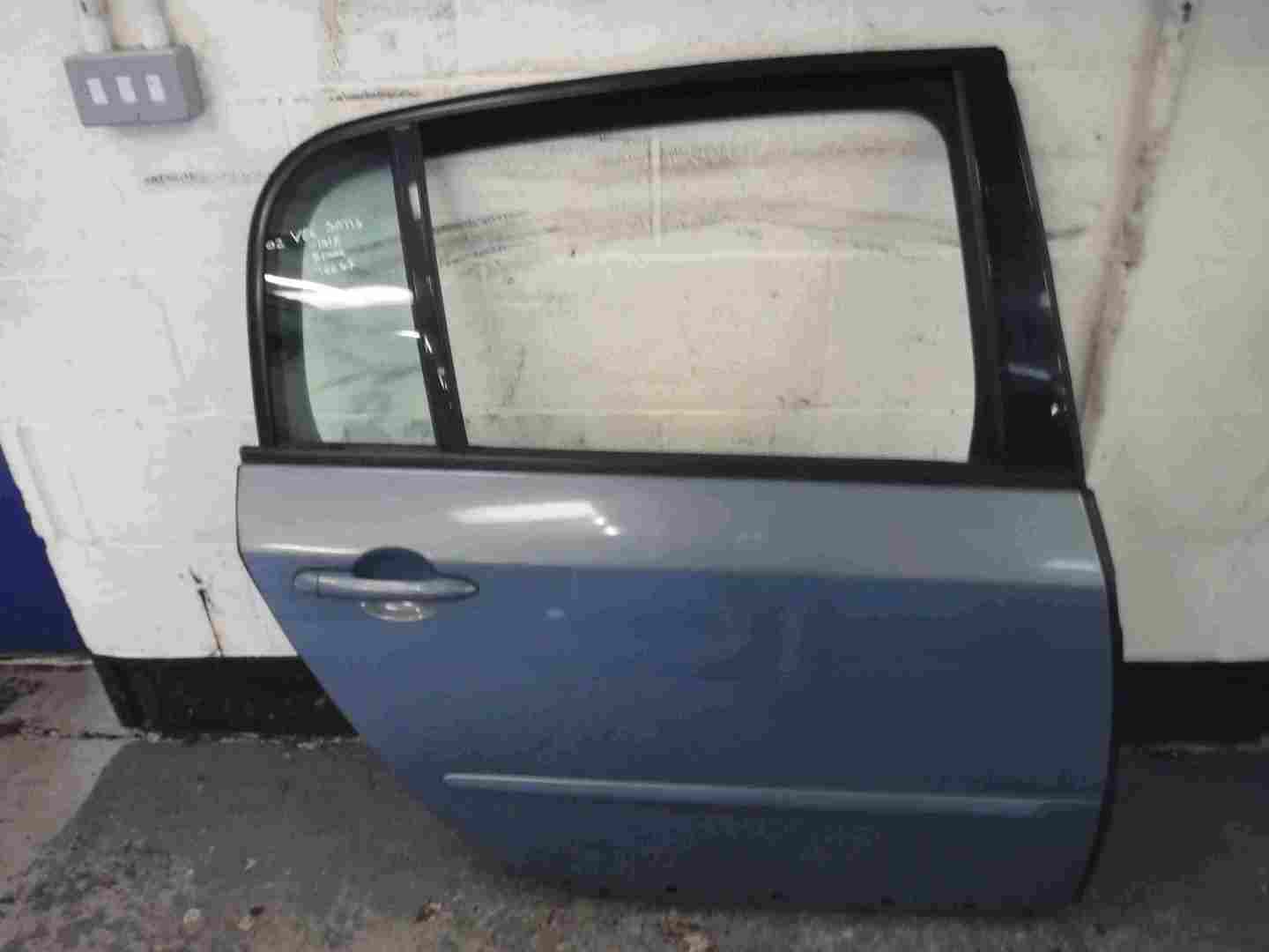 Renault Vel Satis 2002-2005 Drivers OSR Rear Door Purple Blue TED47