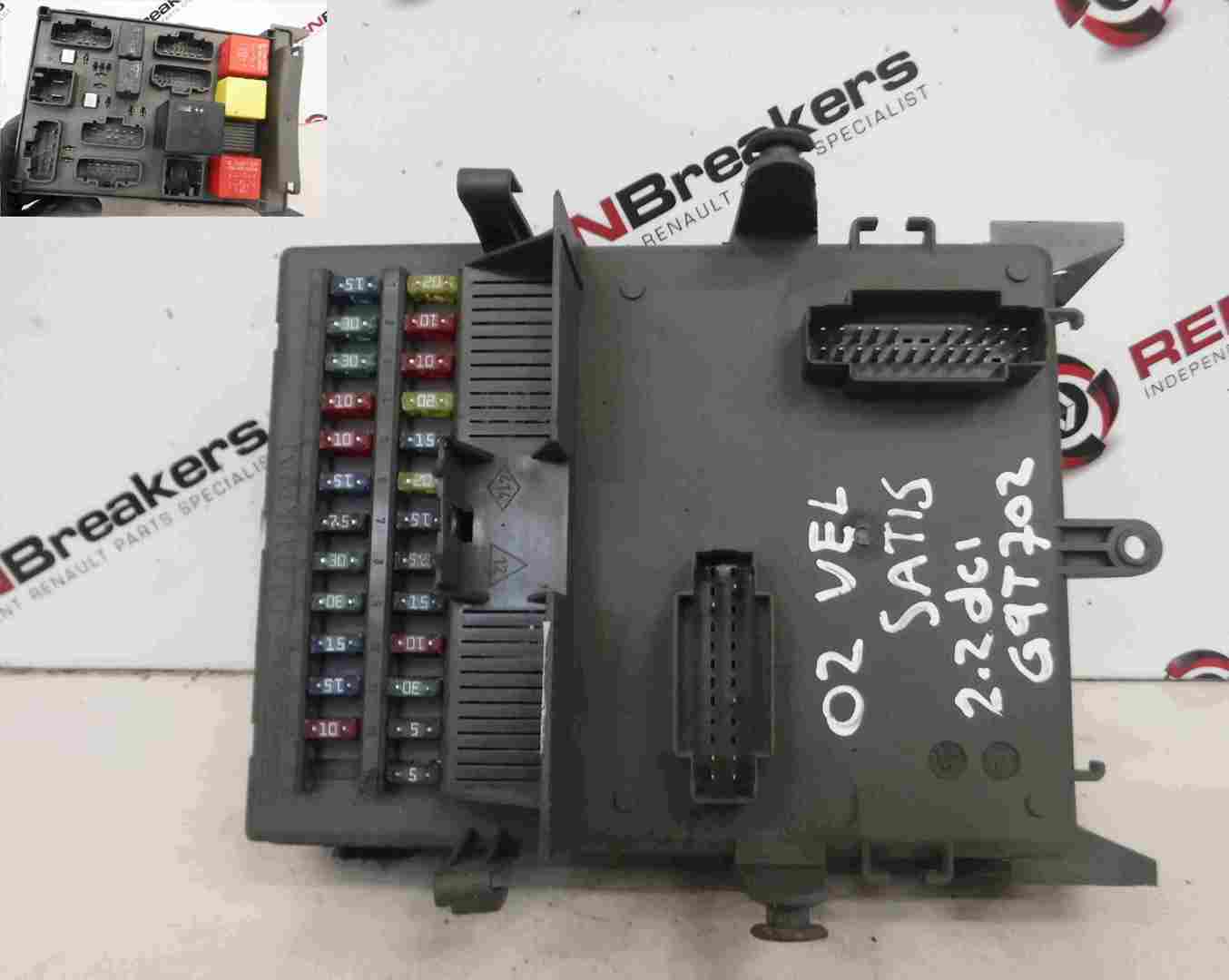 Renault Vel Satis 2002-2005 Engine Fuse Box Relay Computer