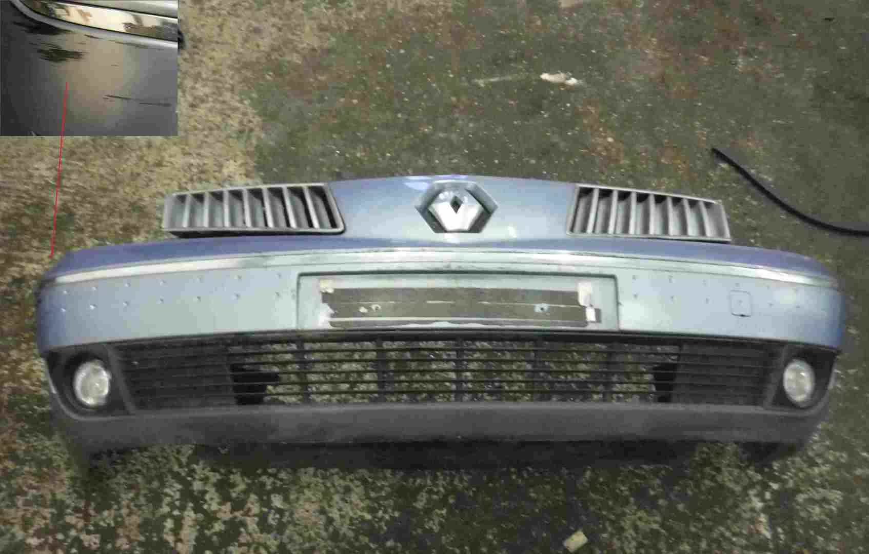 Renault Vel Satis 2002-2005 Front Bumper Purple Blue TED47