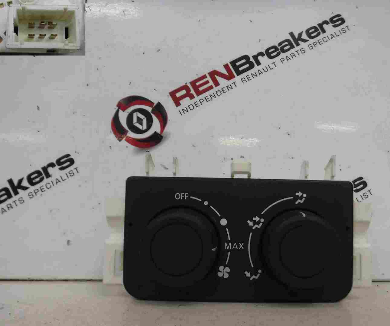 Renault Vel Satis 2002-2005 Heater Control Switch Panel