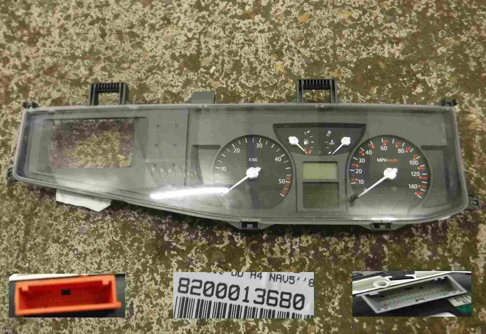 Renault Vel Satis 2002-2005 Instrument Panel Clocks Dials 122K