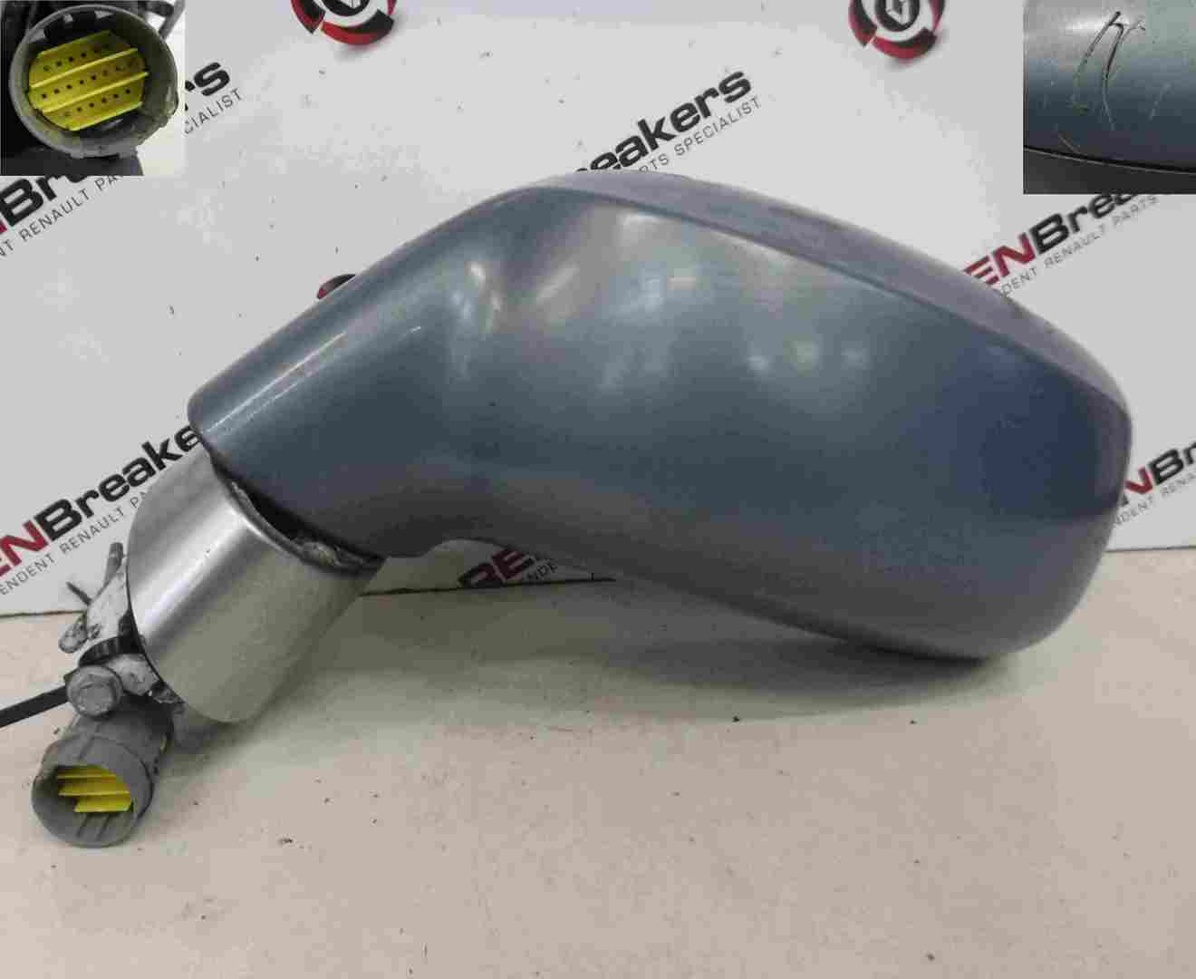 Renault Vel Satis 2002-2005 Passenger NS Wing Mirror Purple Blue TED47