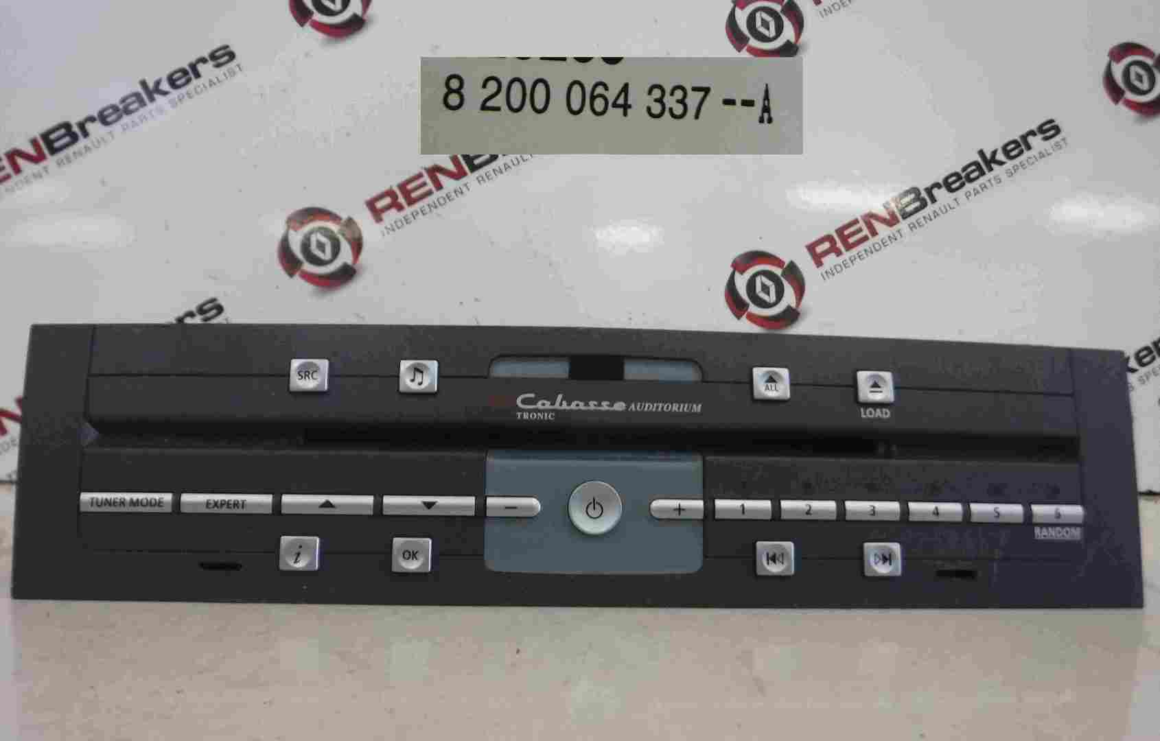 Renault Vel Satis 2002-2005 Radio Cabasse Cd Player Sat Nav