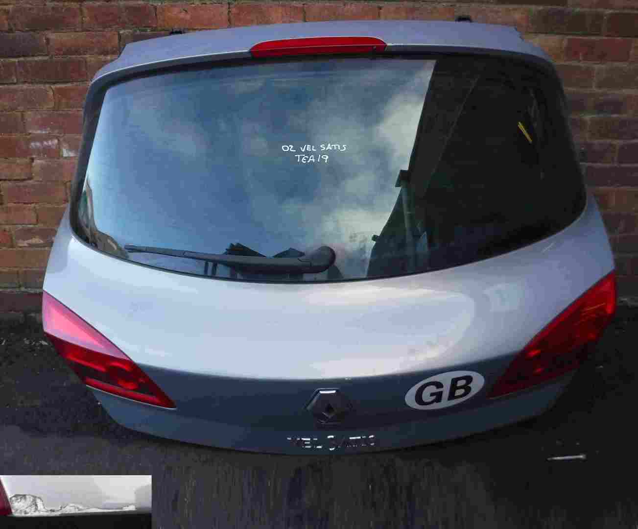 Renault Vel Satis 2002-2005 Rear Tailgate Boot Silver Purple TEA19