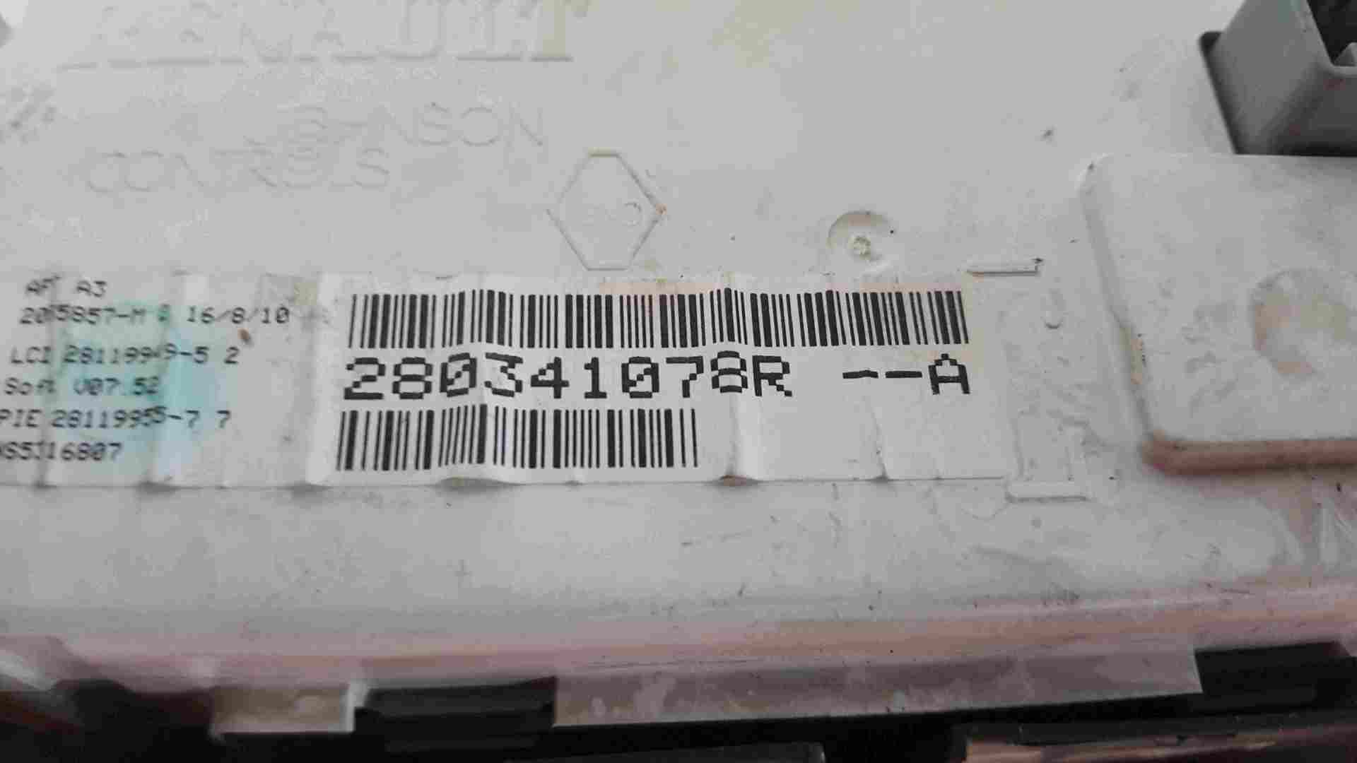 Thumb 3 Renault Wind 2010-2013 Display Radio Clock + Surround 280341078R