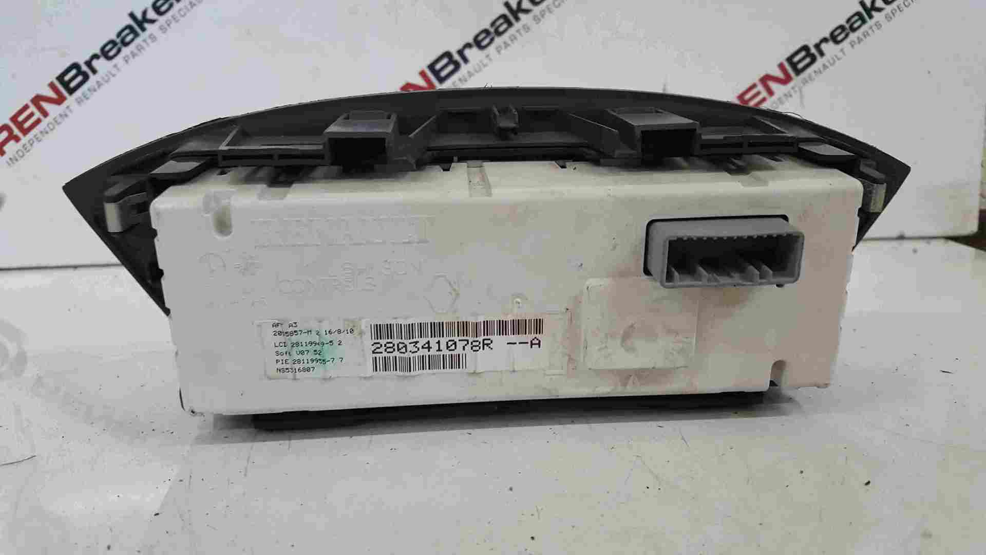 Thumb 5 Renault Wind 2010-2013 Display Radio Clock + Surround 280341078R