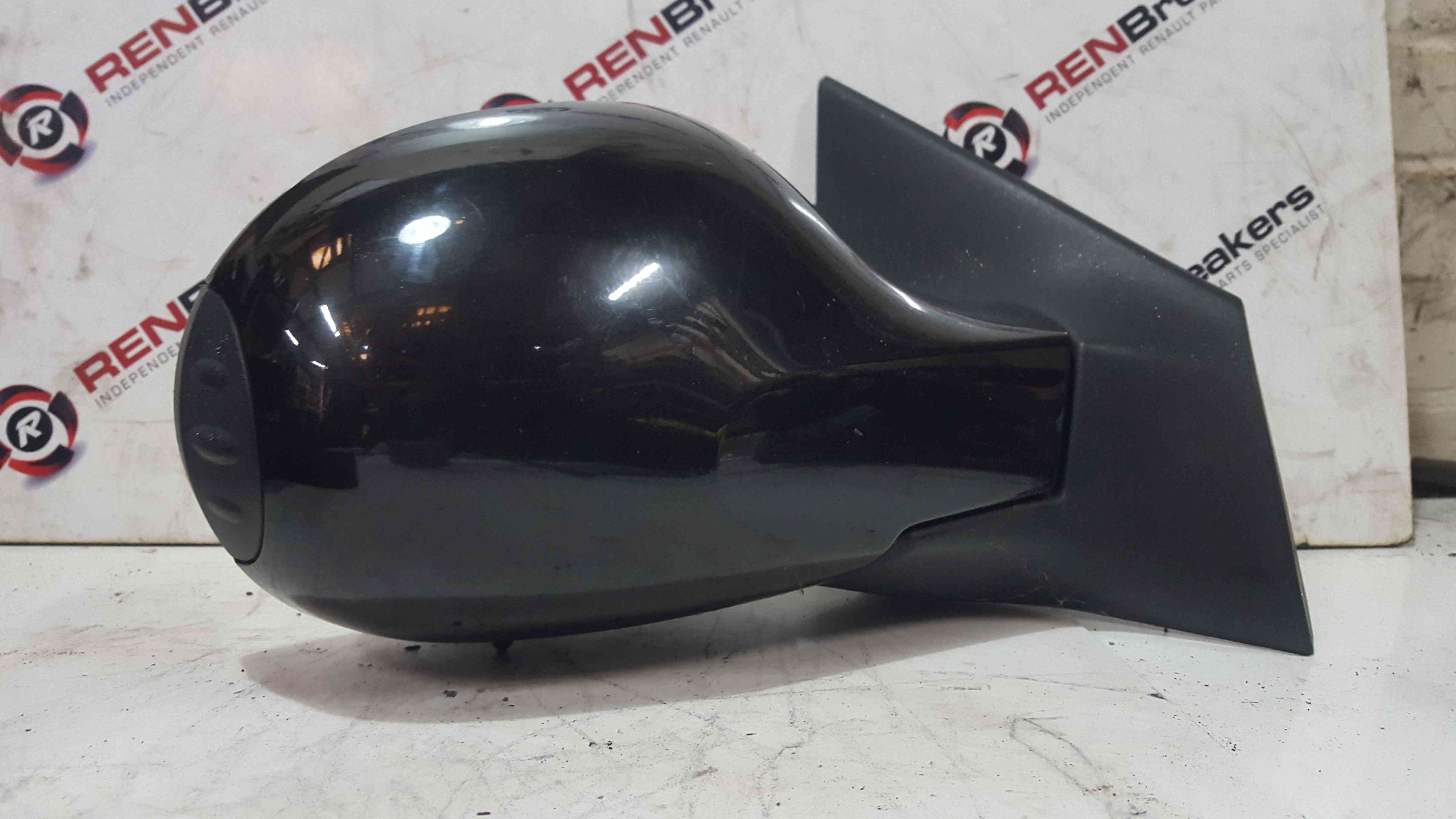 Renault Wind 2010-2013 Driver Os Osf Wing Mirror Black 676