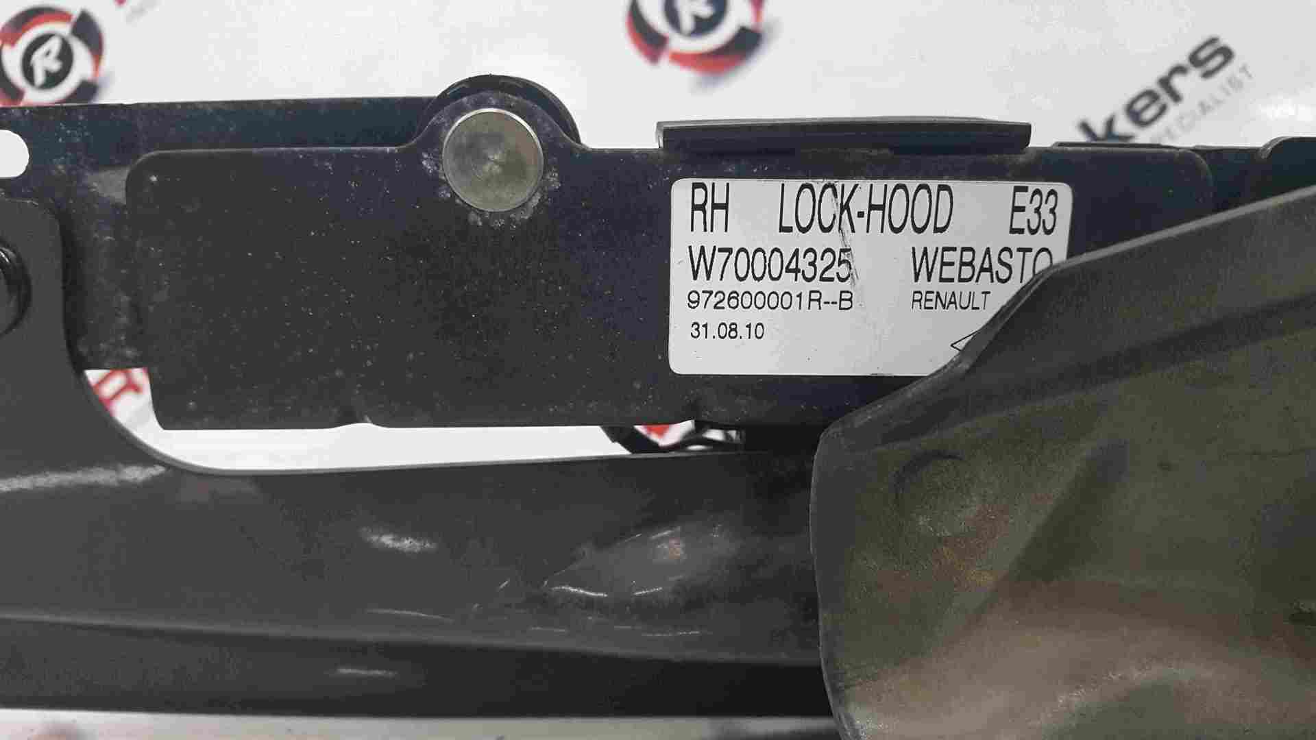 Thumb 4 Renault Wind 2010-2013 Drivers OSR Rear Boot Stay Hinge Mechanism Lock