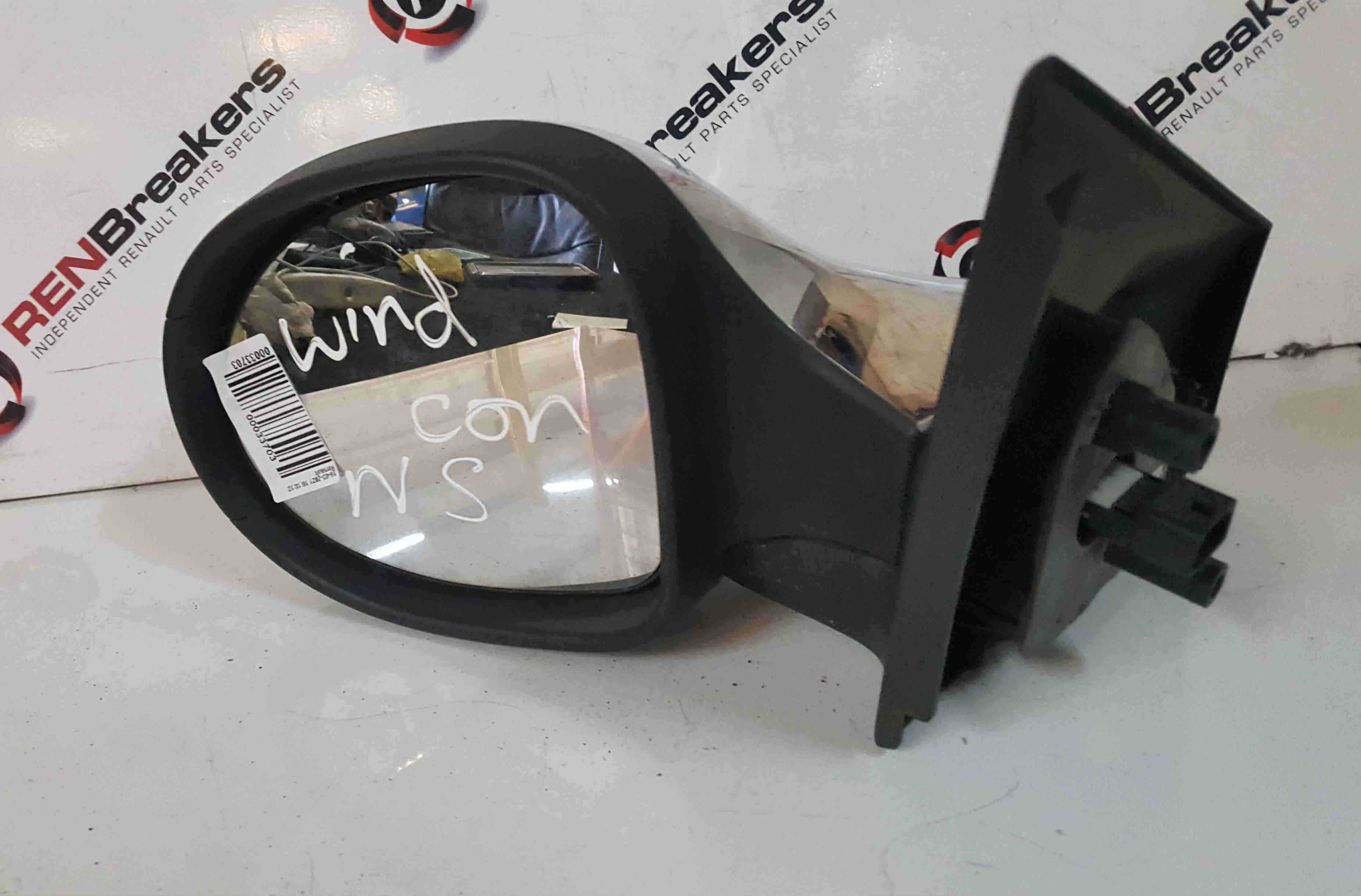 Renault Wind 2010-2013 Passenger NS Wing Mirror Chrome