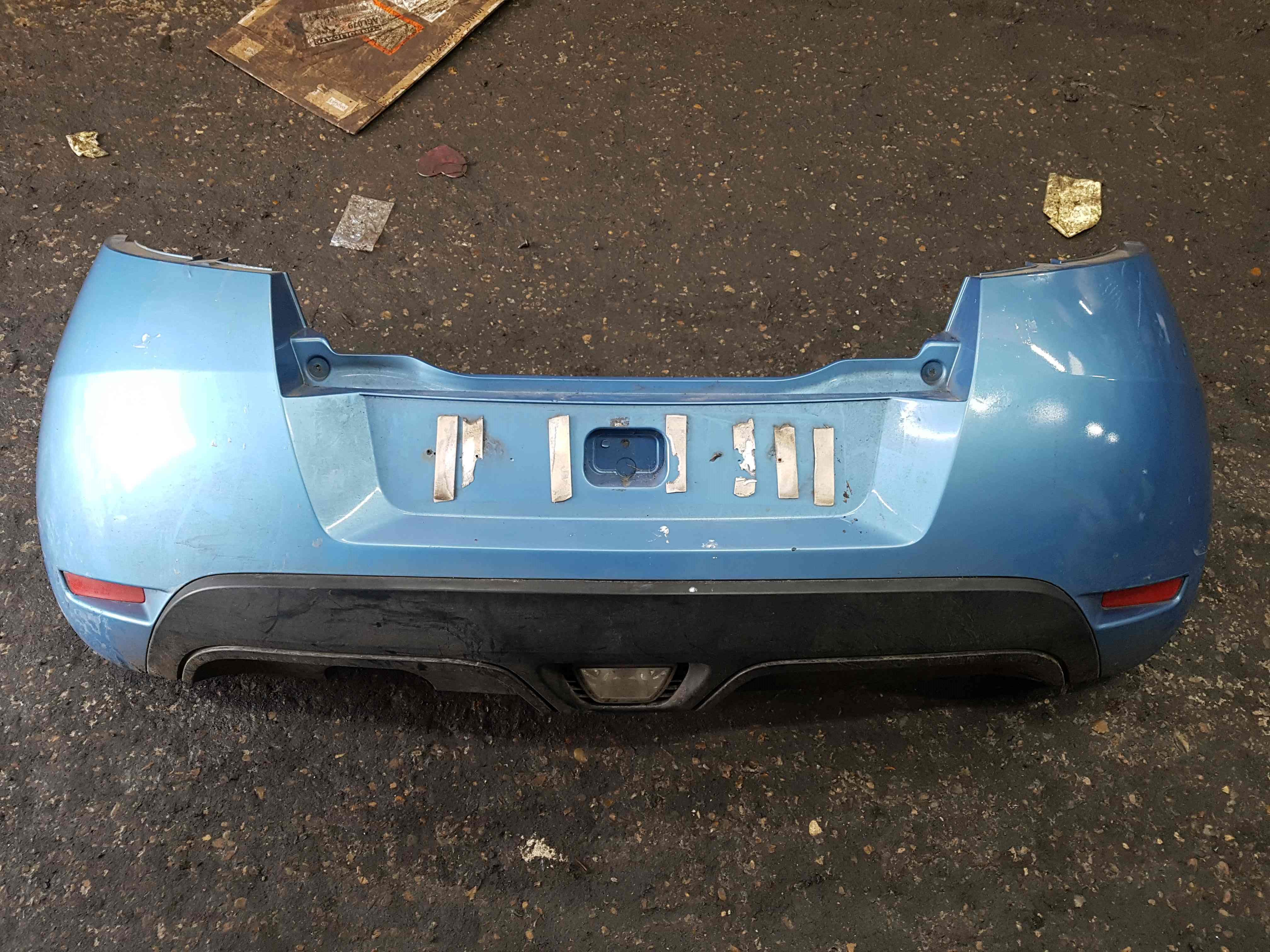 Thumb 3 Renault Wind 2010-2013 Rear Bumper Blue Terpb