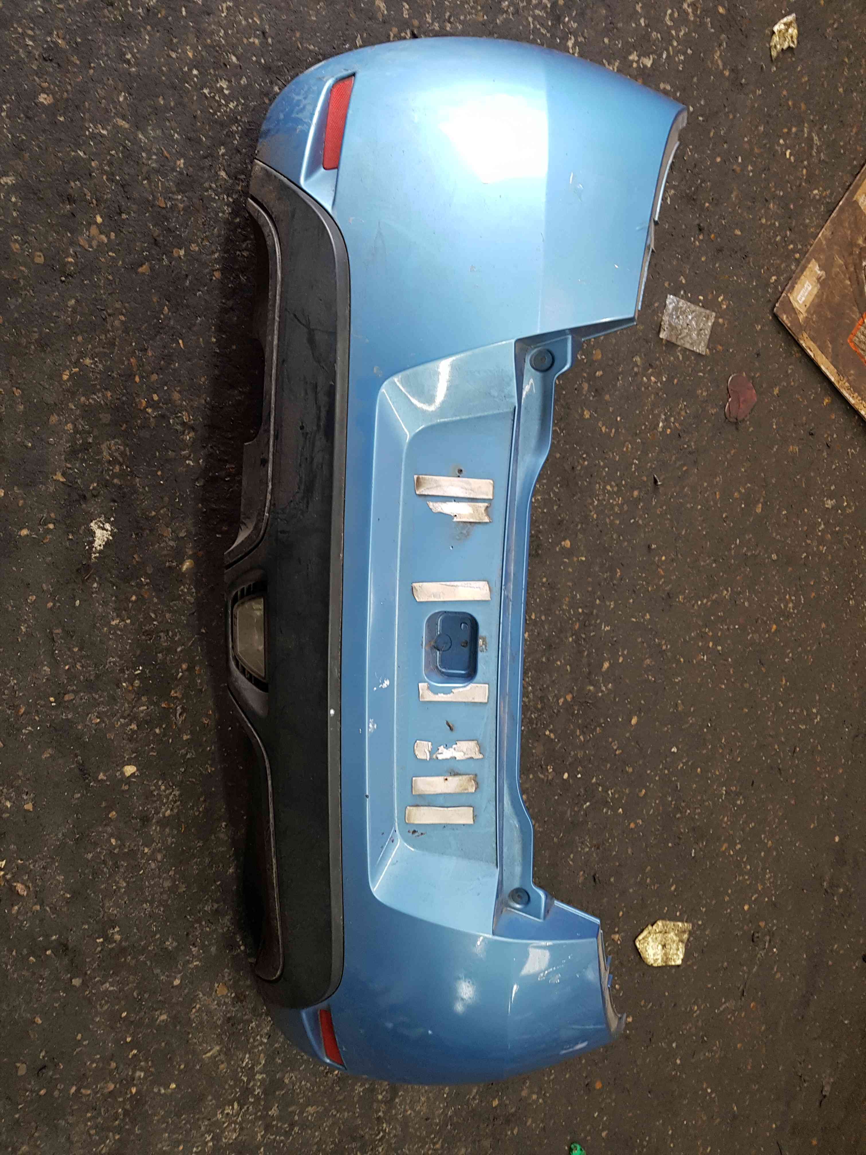 Thumb 9 Renault Wind 2010-2013 Rear Bumper Blue Terpb