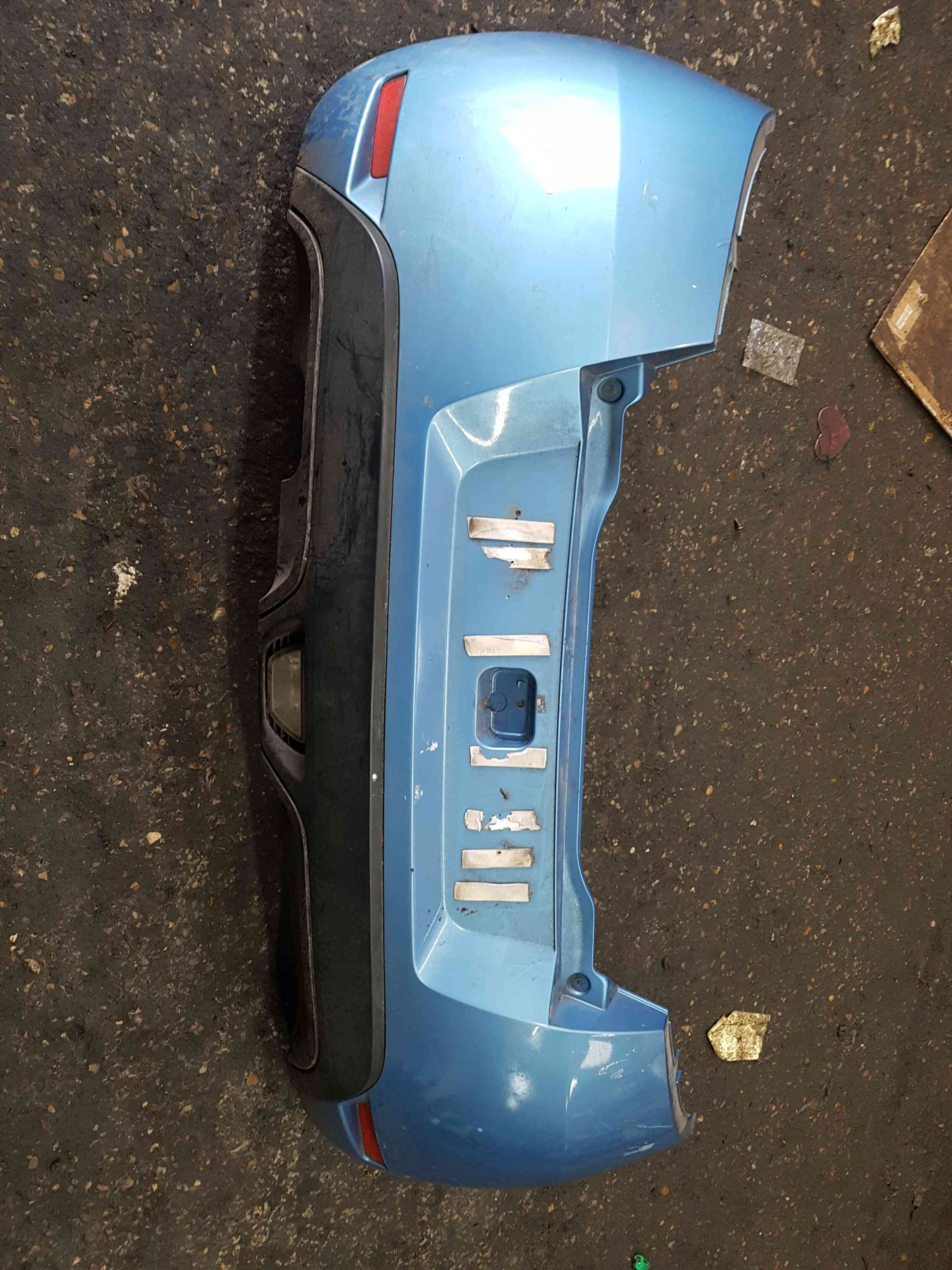 Thumb 10 Renault Wind 2010-2013 Rear Bumper Blue Terpb