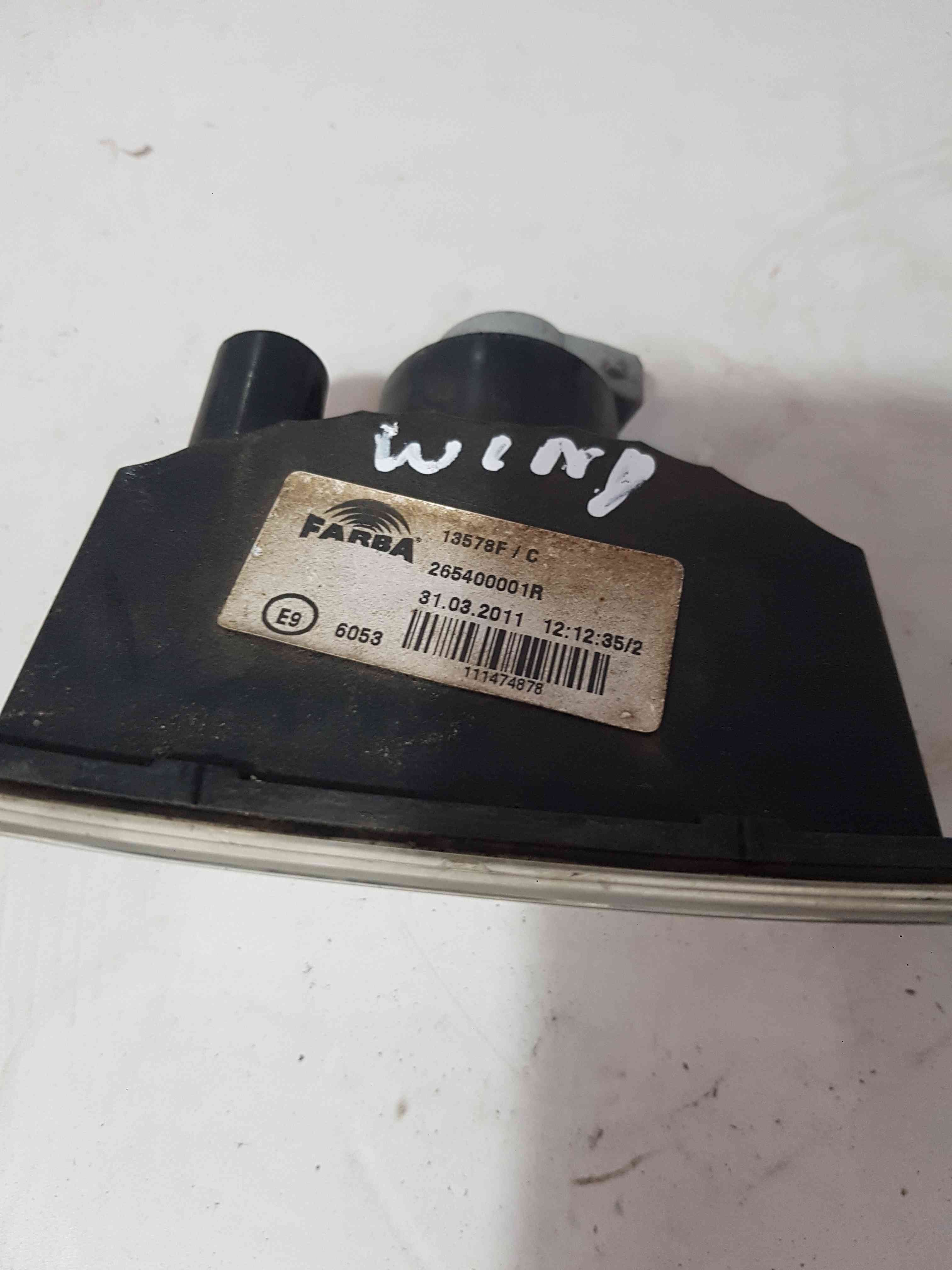 Thumb 4 Renault Wind 2010-2013 Rear Reversing Light 265400001R