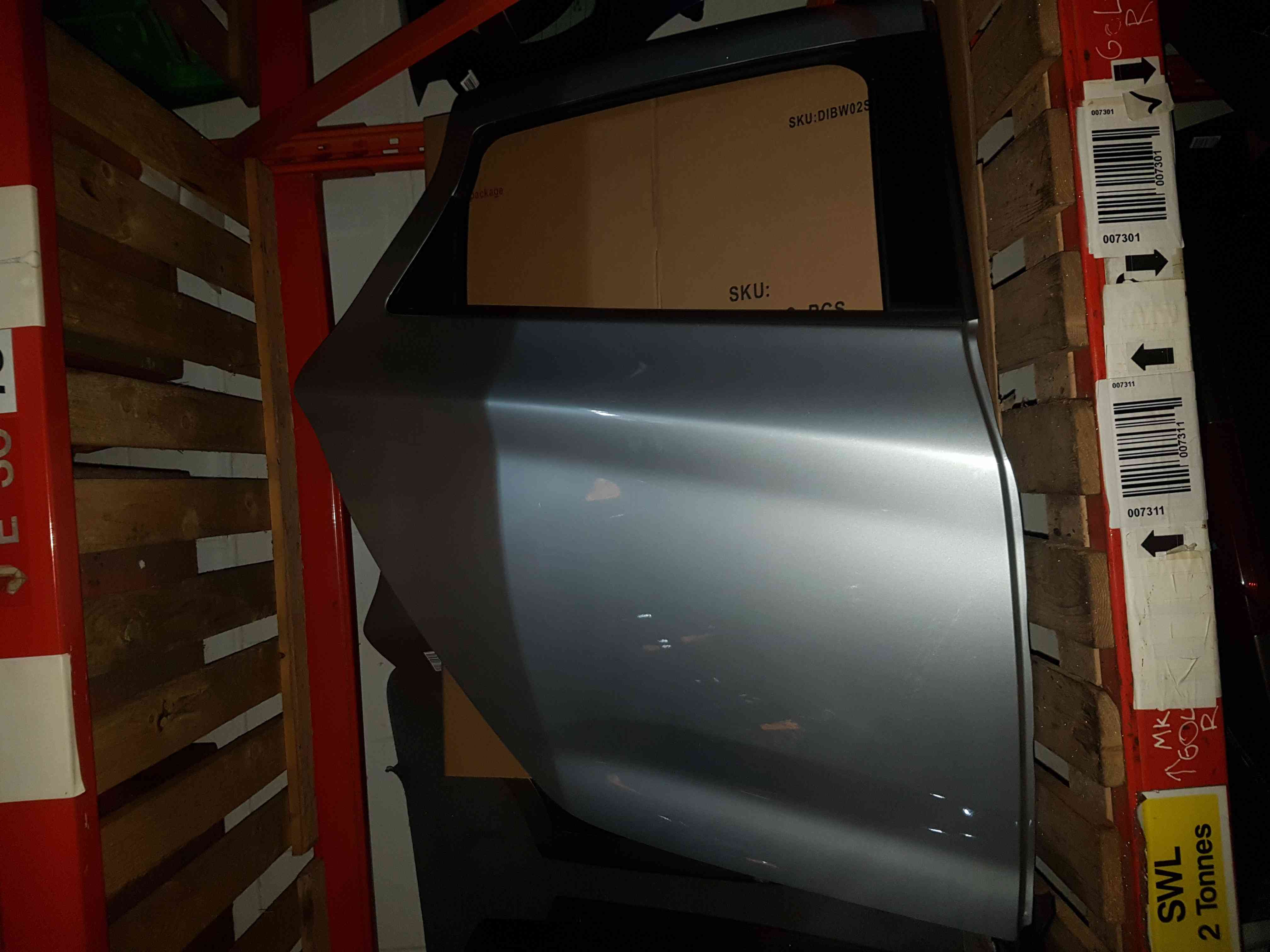 Renault ZOE 2012-2017 Drivers OSR Rear Door Silver Tekqa