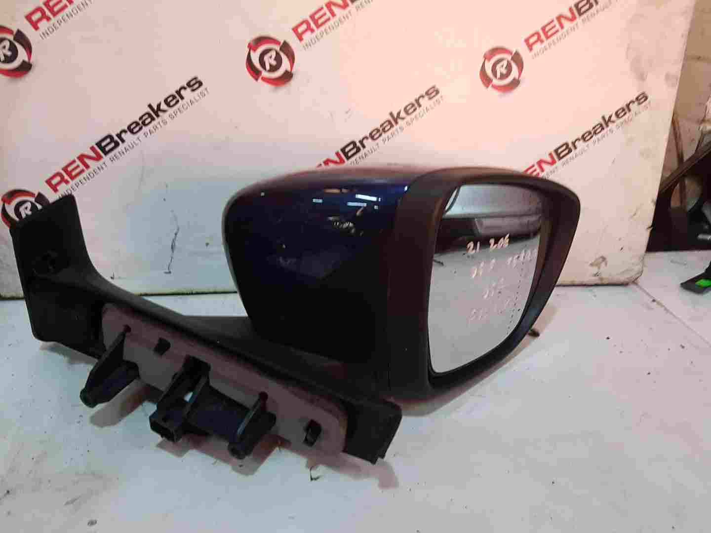 Thumb 5 Renault ZOE MK2 2019-2024 Driver Os Wing Mirror Blue Terre Folding