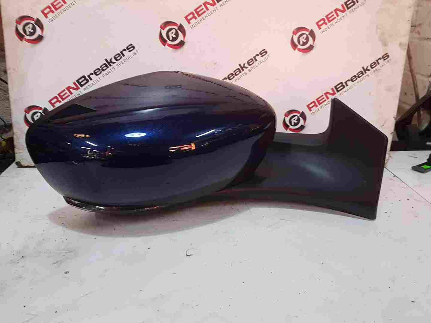 Thumb 7 Renault ZOE MK2 2019-2024 Driver Os Wing Mirror Blue Terre Folding