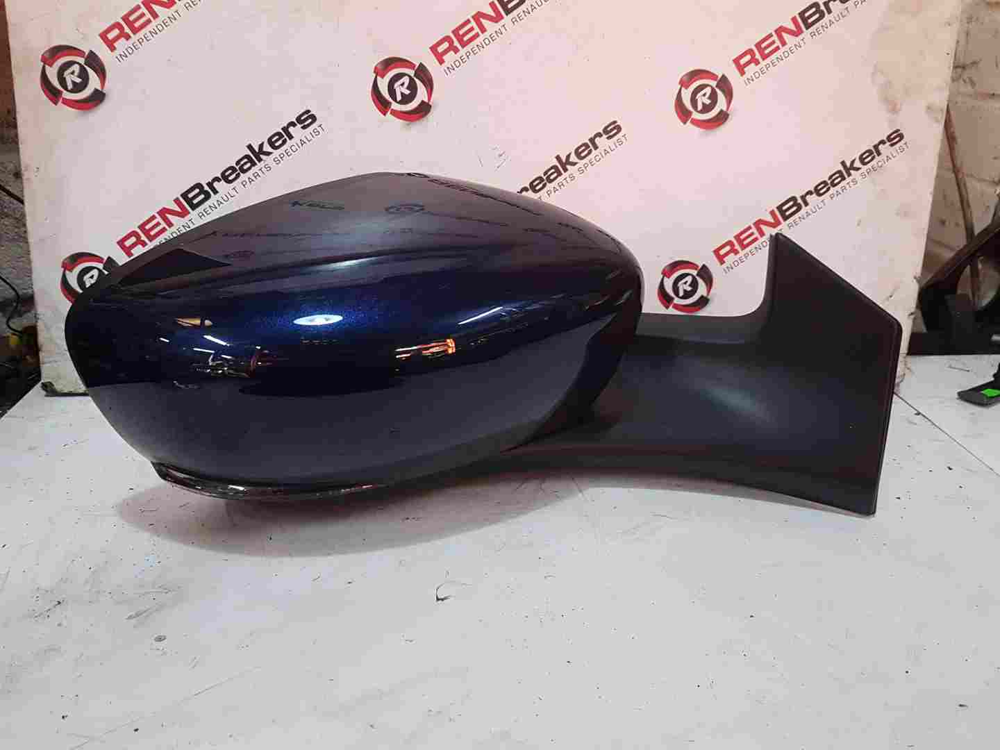 Thumb 8 Renault ZOE MK2 2019-2024 Driver Os Wing Mirror Blue Terre Folding