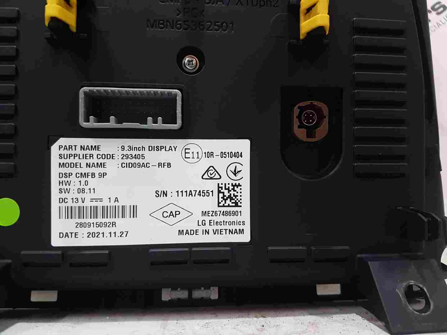 Thumb 4 Renault ZOE MK2 2019-2024 SAT Nav Navigation Screen Unit Display 280915092r