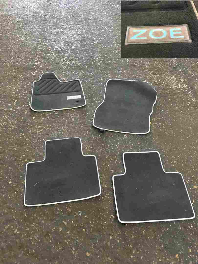 Renault Zoe 2012-2016 Complete Floor Mat Set Mats Carpet 8201332647
