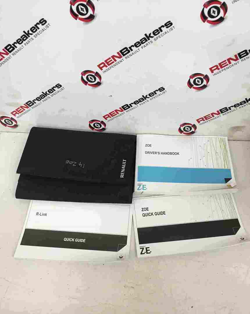 Renault Zoe 2012-2016 Document Quick Guide Handbook + Wallet