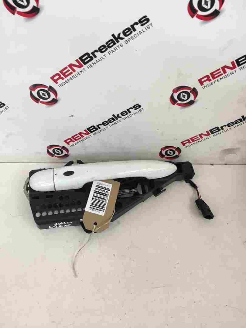 Renault Zoe 2012-2016 Drivers OSF Front Exterior Door Handle White OV369