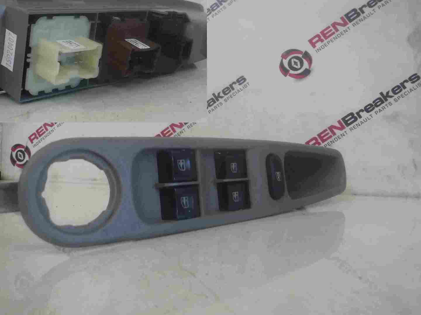 Renault Zoe 2012-2016 Drivers OSF Front Window Switches + Panel