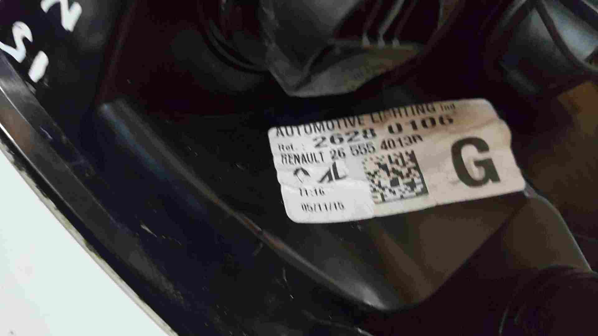 Thumb 2 Renault Zoe 2012-2016 Passenger NSR Rear Light 265554013R