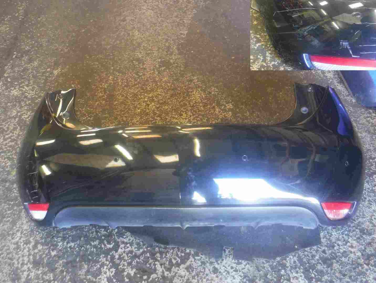 Renault Zoe 2012-2016 Rear Bumper Black TEGNE