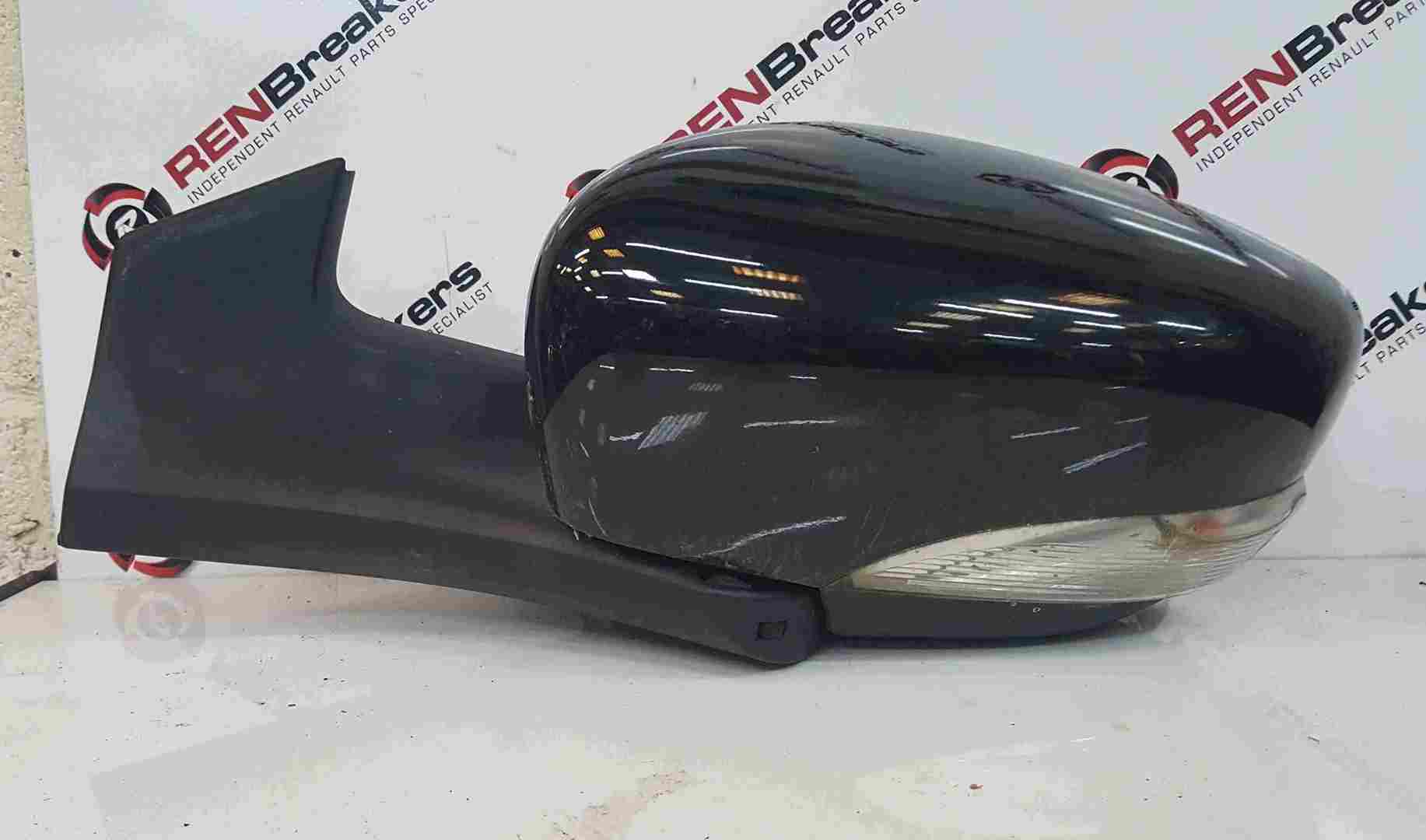 Renault Zoe 2012-2017 Passenger NS Wing Mirror Black
