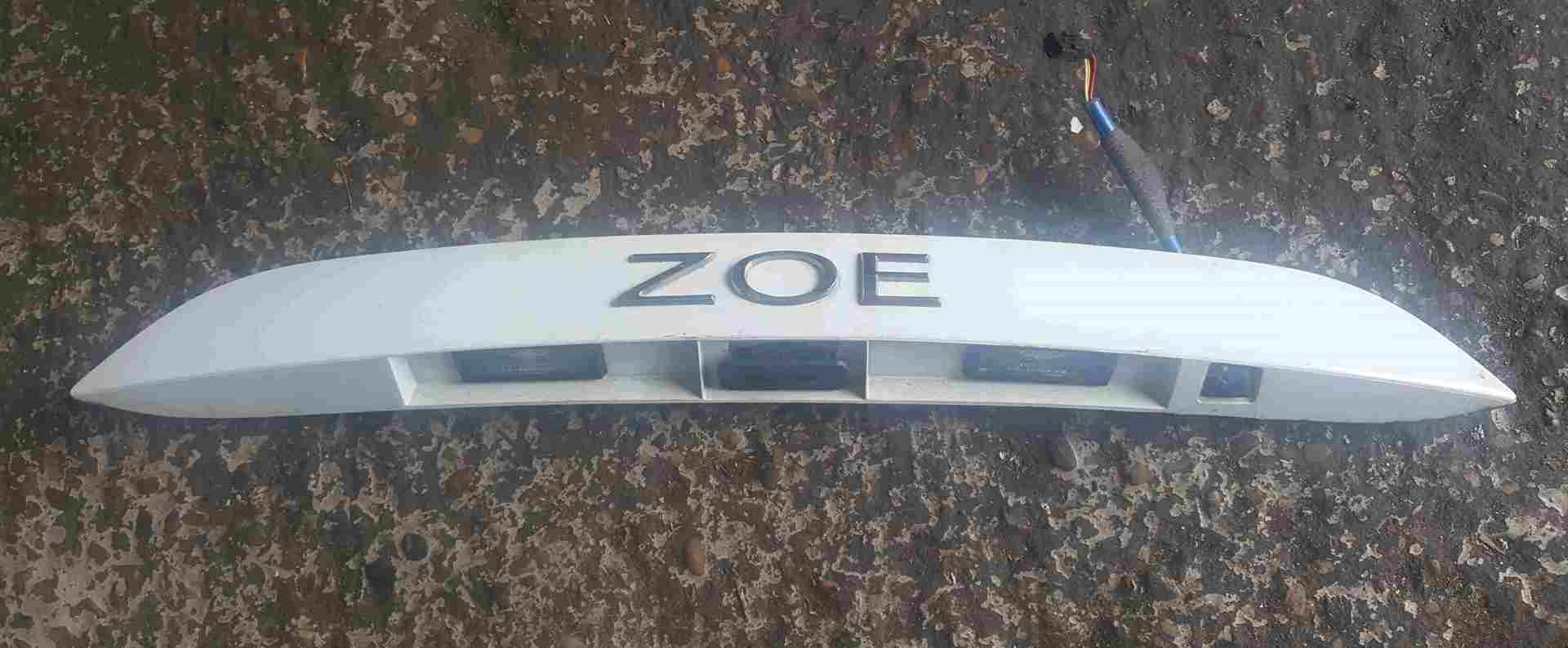 Thumb 3 Renault Zoe 2012-2018 Rear Bumper Trim Boot Button Plate Lights 848106861R