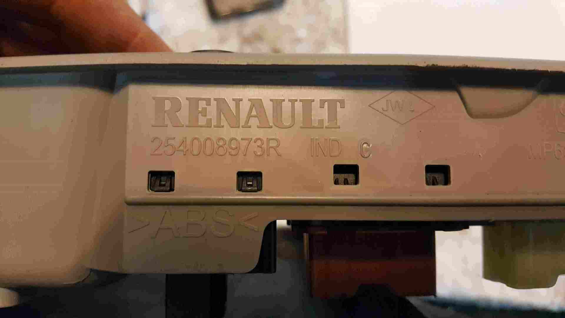 Thumb 2 Renault Zoe 2012-2019 Drivers OSF Front Window Switch Mirror 254008973R