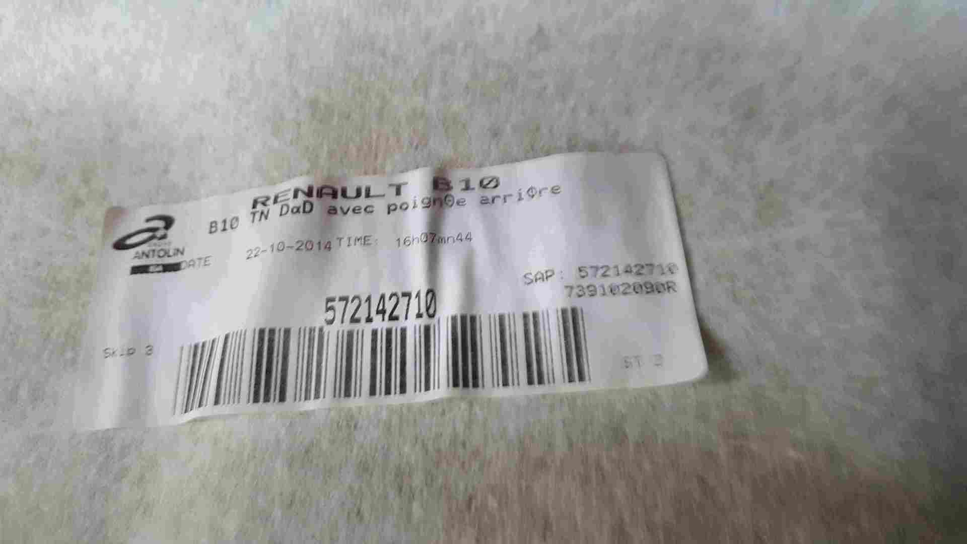 Thumb 2 Renault Zoe 2012-2019 Roof Liner Cloth 739102090R