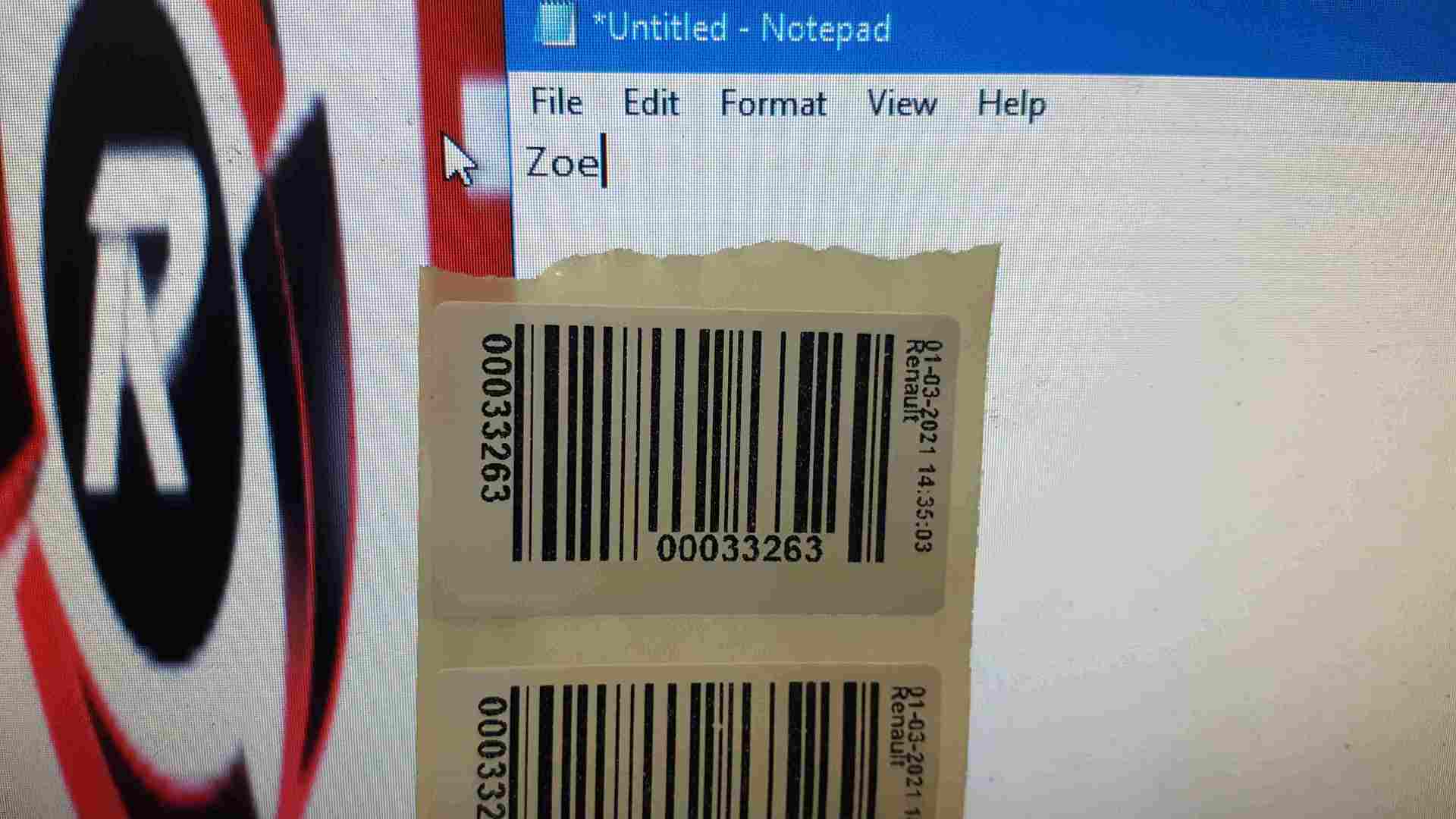Thumb 2 Renault Zoe 2016-2019 Roof Liner