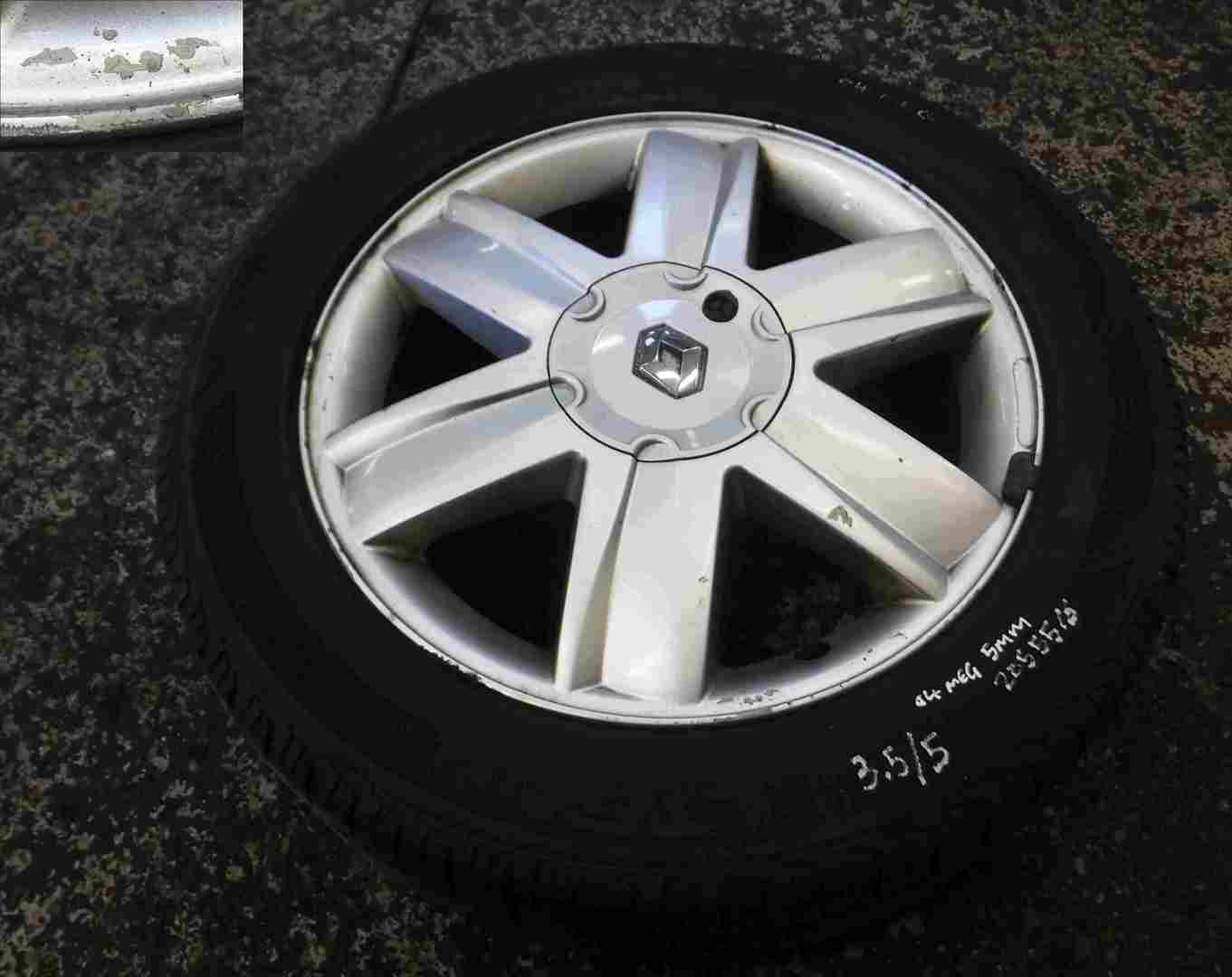 RenaultScenic 2003-2009 Nervastella Alloy Wheel + Tyre 205 55 16 5mm