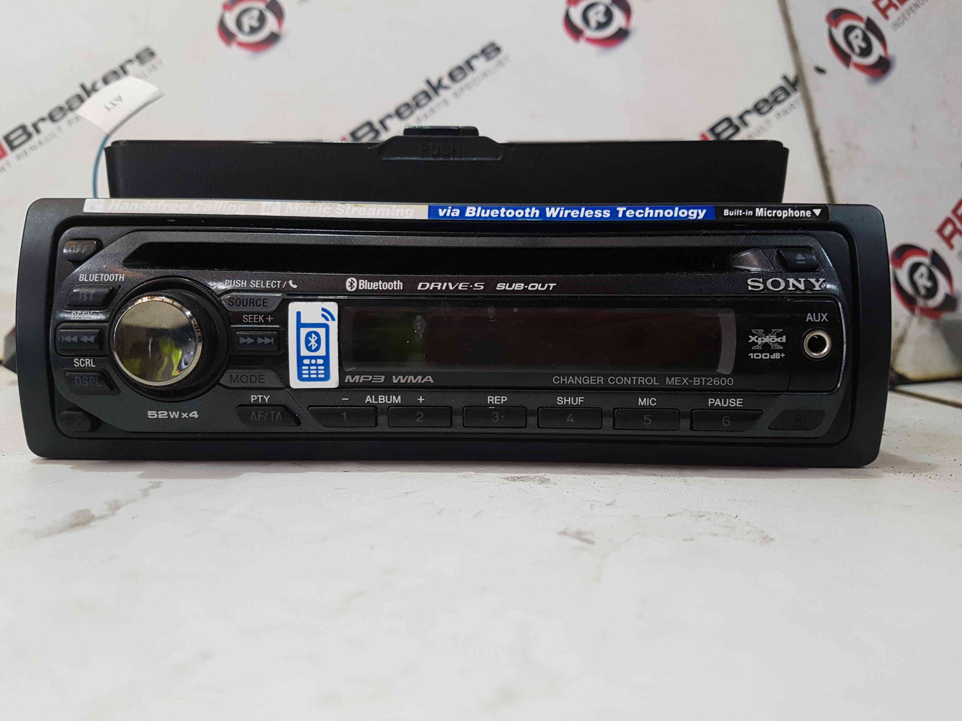 Thumb 3 Sony Radio Cd Player Bluetooth USB Aux MEX-BT2600 2000-2025
