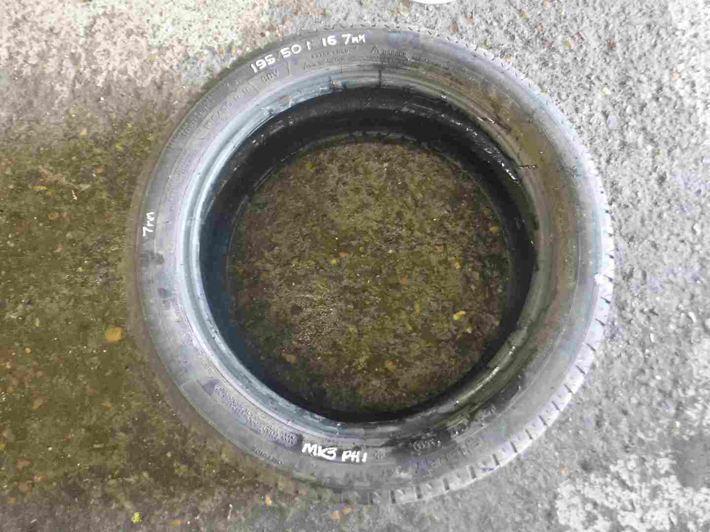 Spare Tyre Wheel 195 50 16 7mm Tread