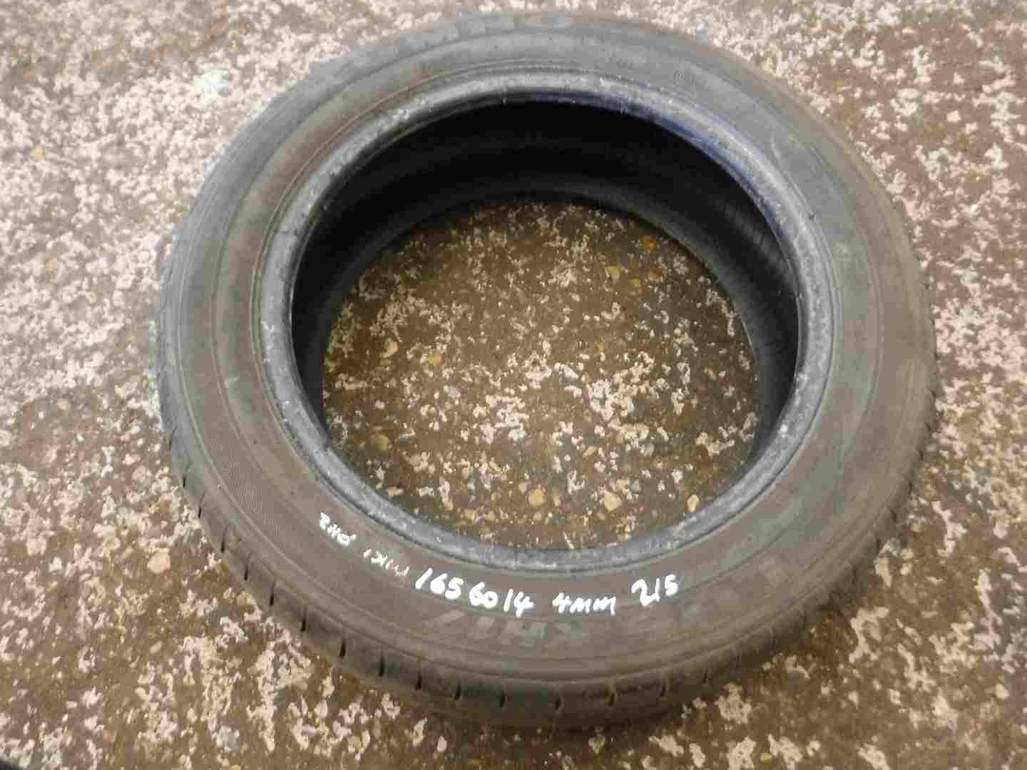 Tyre 165 60 14 4mm Tread