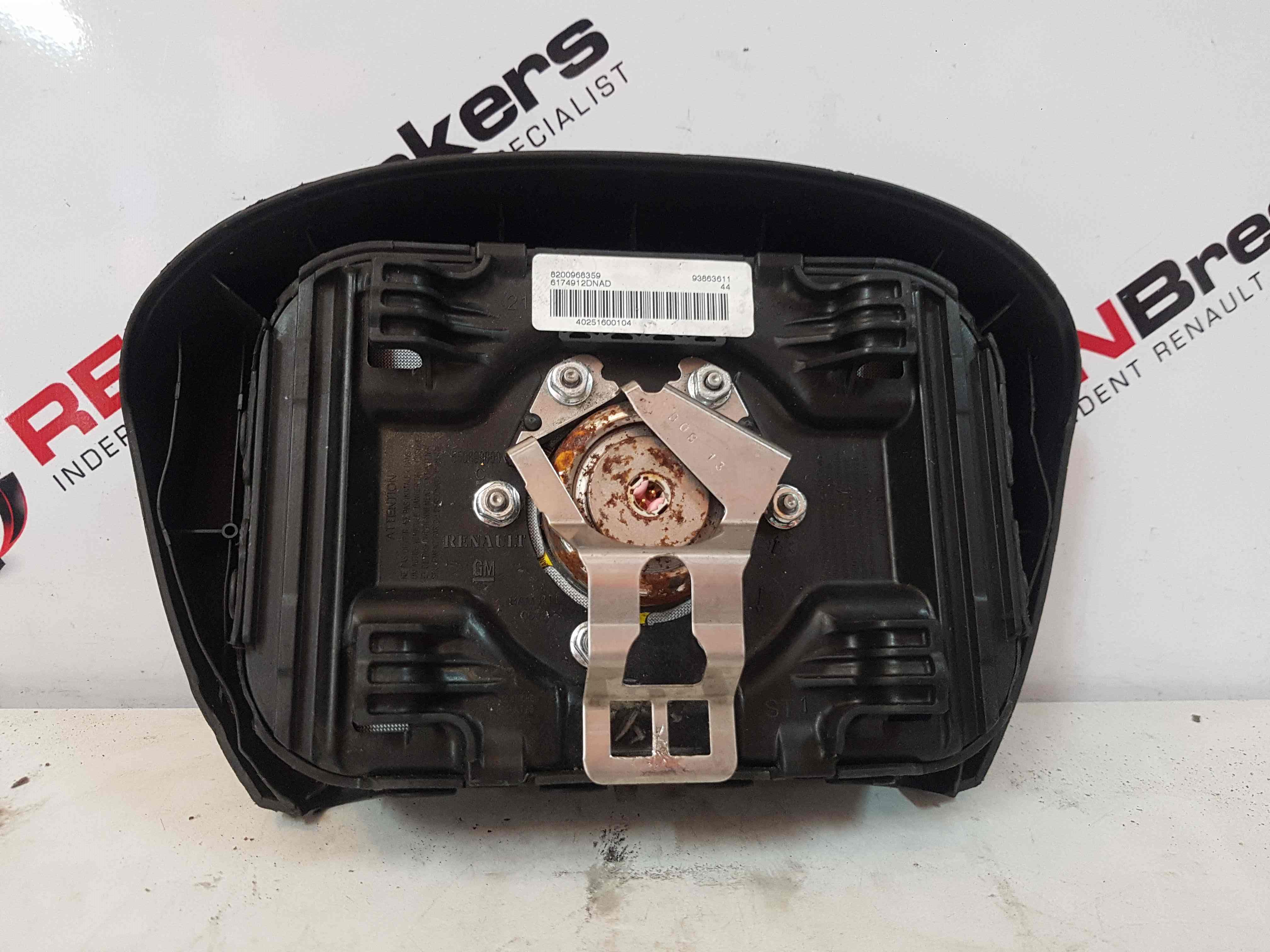 Thumb 2 Vauxhall Vivaro 2007-2014  Trafic Primastar Steering Wheel Airbag 8200968359