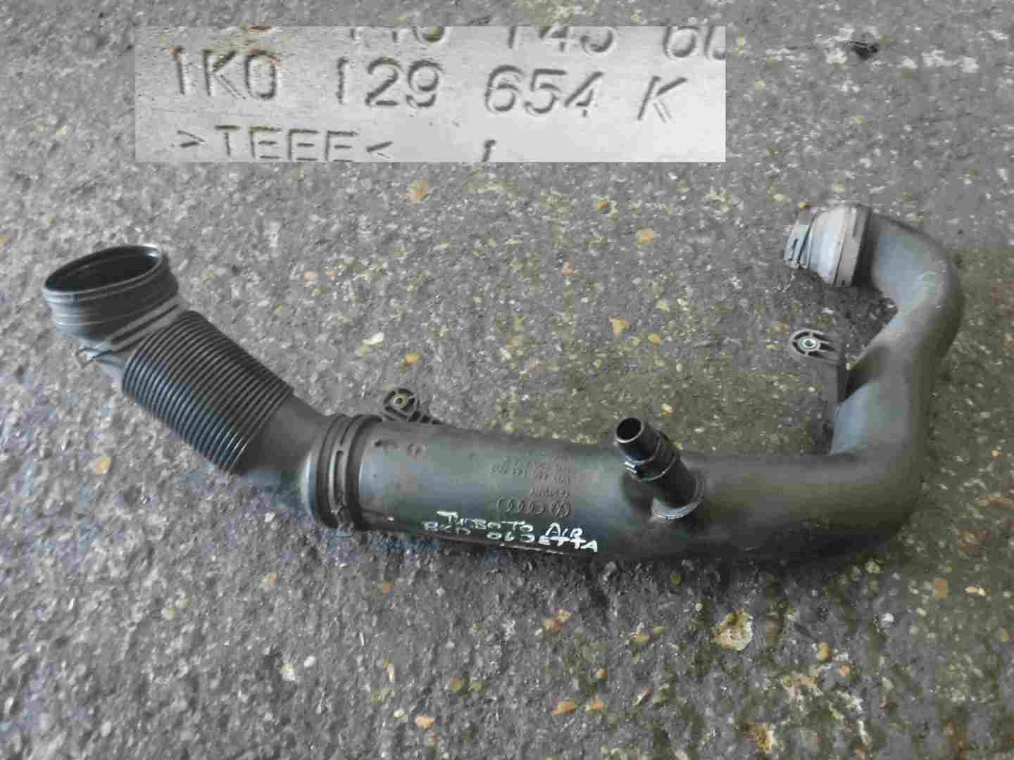Volkswagne Jetta A5 2005-2011 2.0 TDI Turbo To Airbox Pipe Hose 1K0129654K