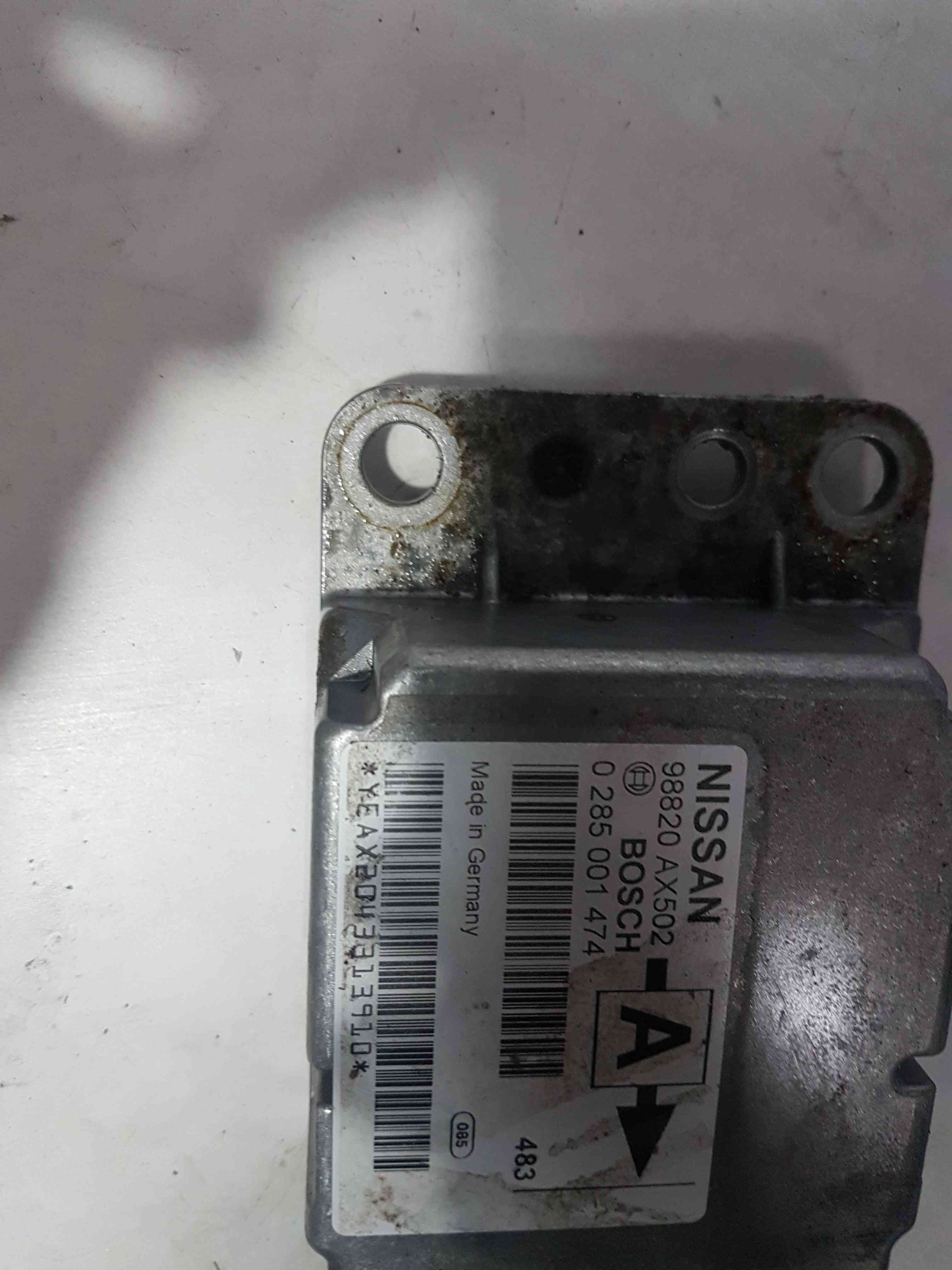 Thumb 5 Nissan Micra K12 2002-2010 Airbag ECU Computer Module 98820ax502.0285001474