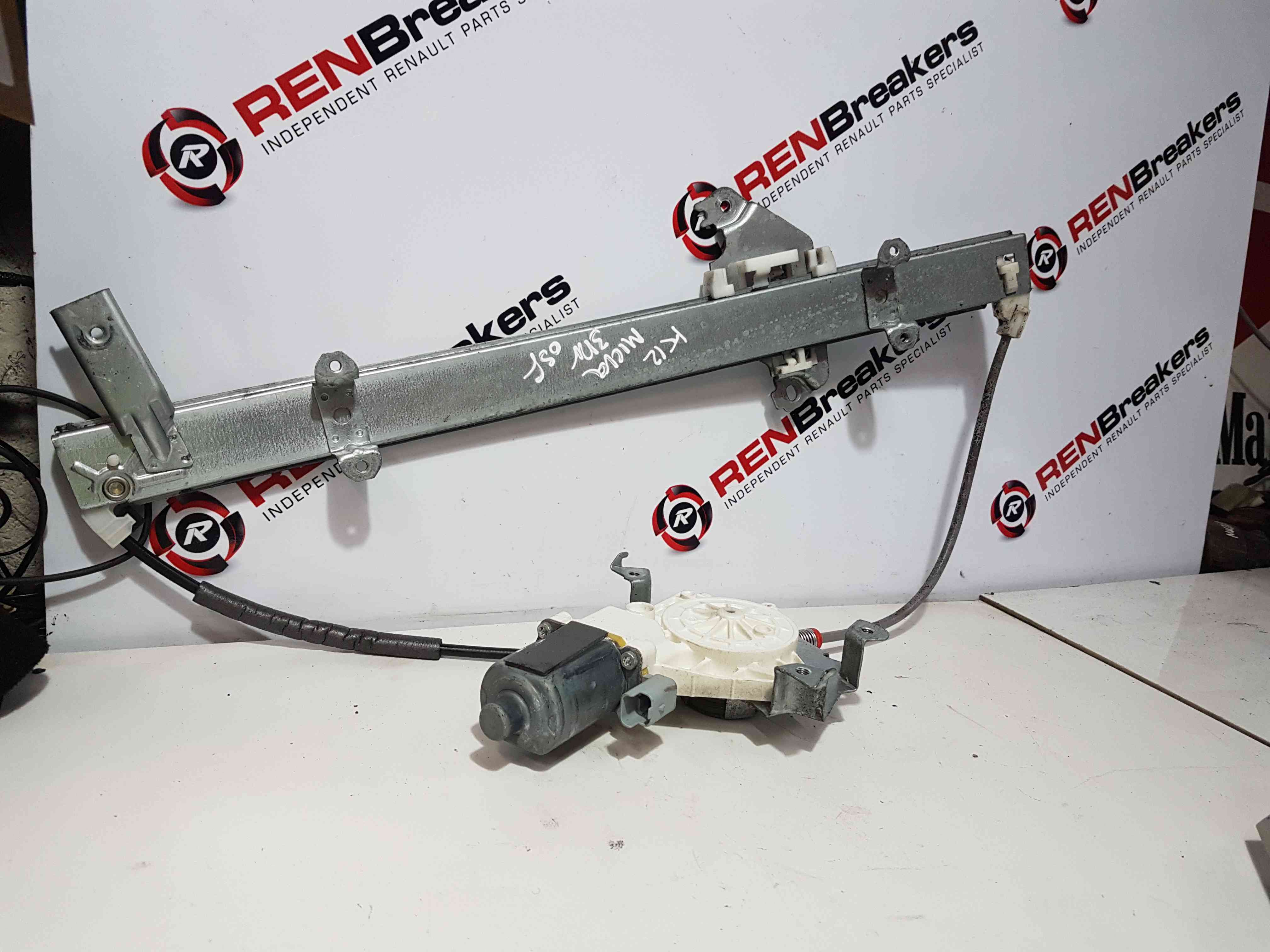 Thumb 2 Nissan Micra K12 2002-2010 Drivers OSF Front Window Regulator + Motor 3Dr