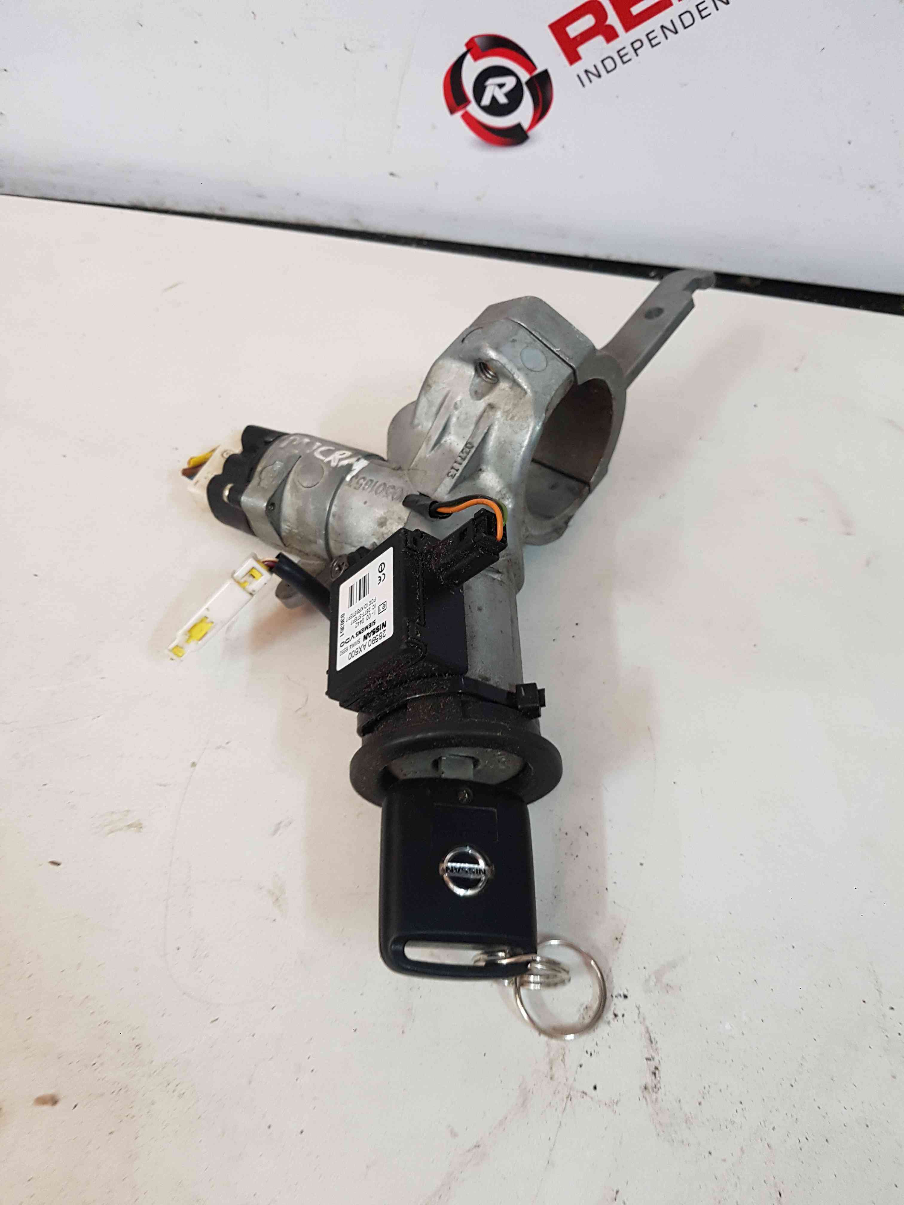 Thumb 5 Nissan Micra K12 2002-2010 Ignition Barrel + KEY Transponder 28590Ax600 