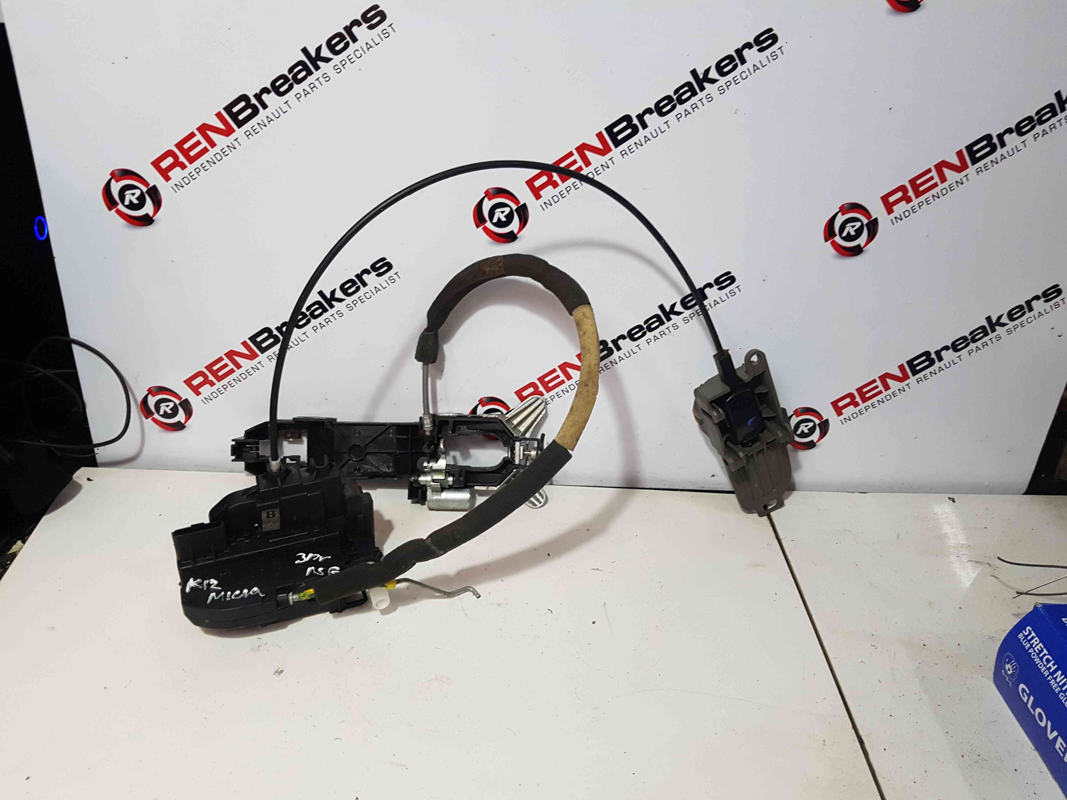 Thumb 2 Nissan Micra K12 2002-2010 Passenger NSF Front Door Lock Mechanism 3Dr
