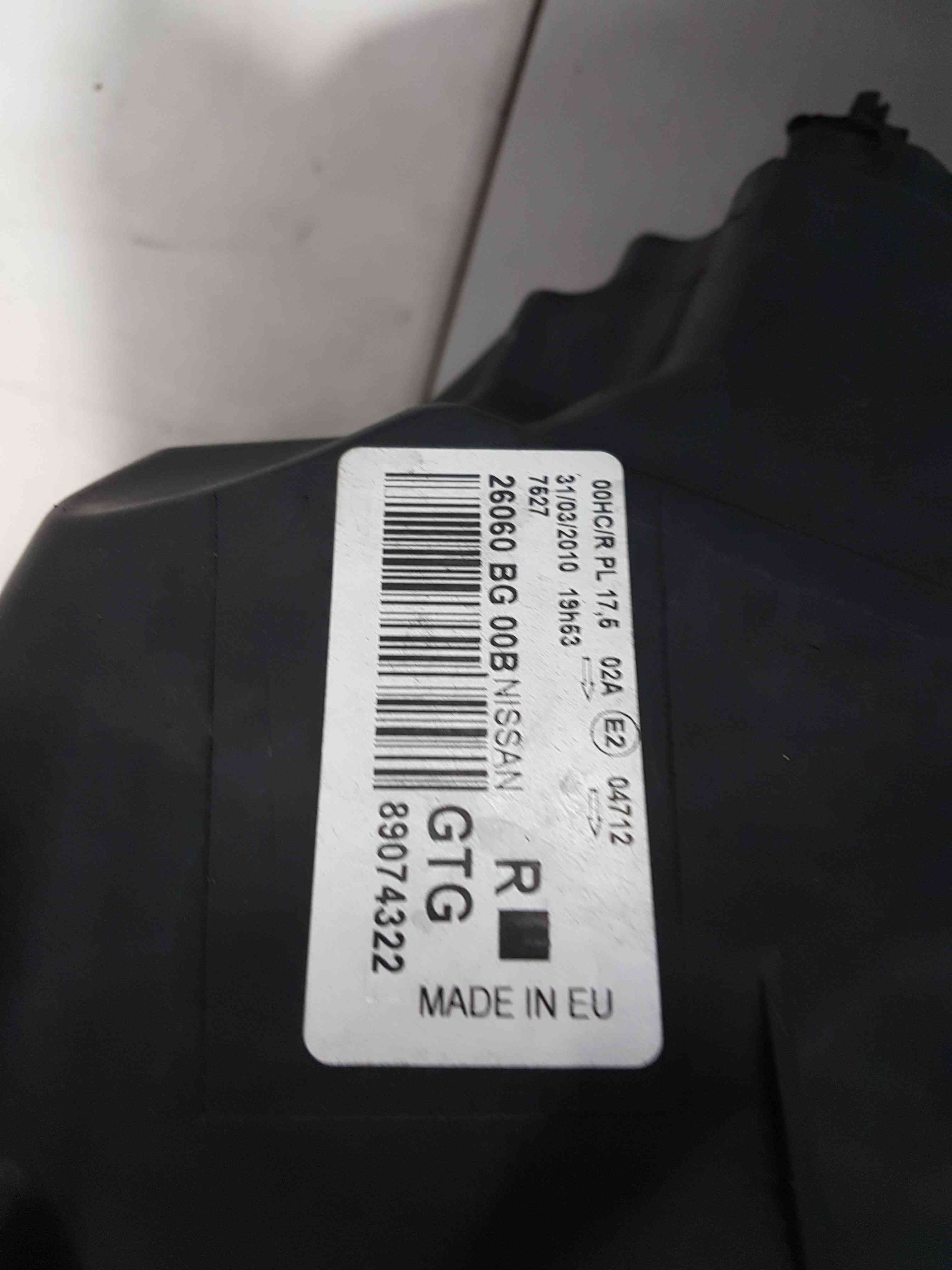 Thumb 7 Nissan Micra K12 2002-2010 Passenger NSF Front Headlight Slightly Cloudy