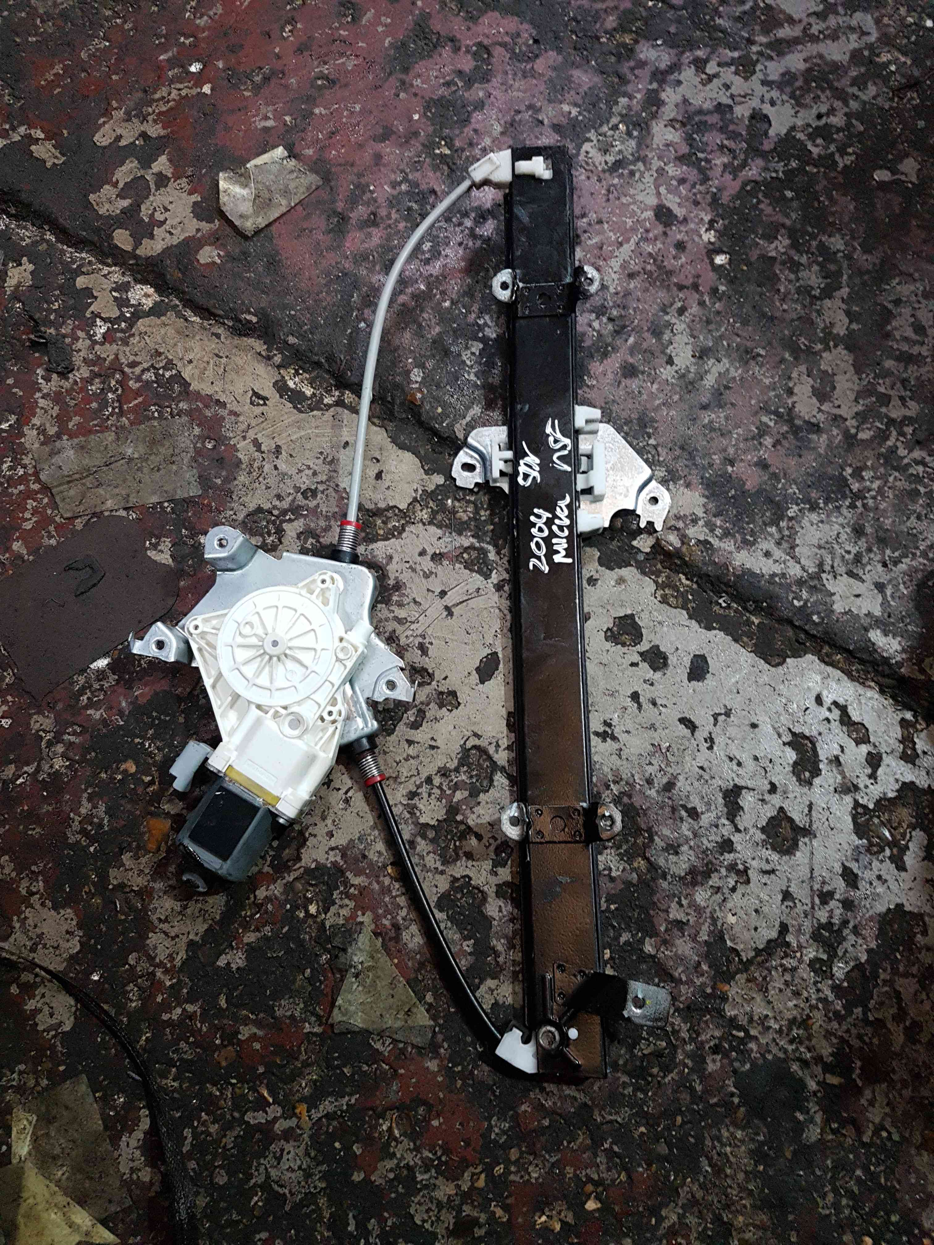 Thumb 3 Nissan Micra K12 2002-2010 Passenger NSF Front Window Regulator + Motor