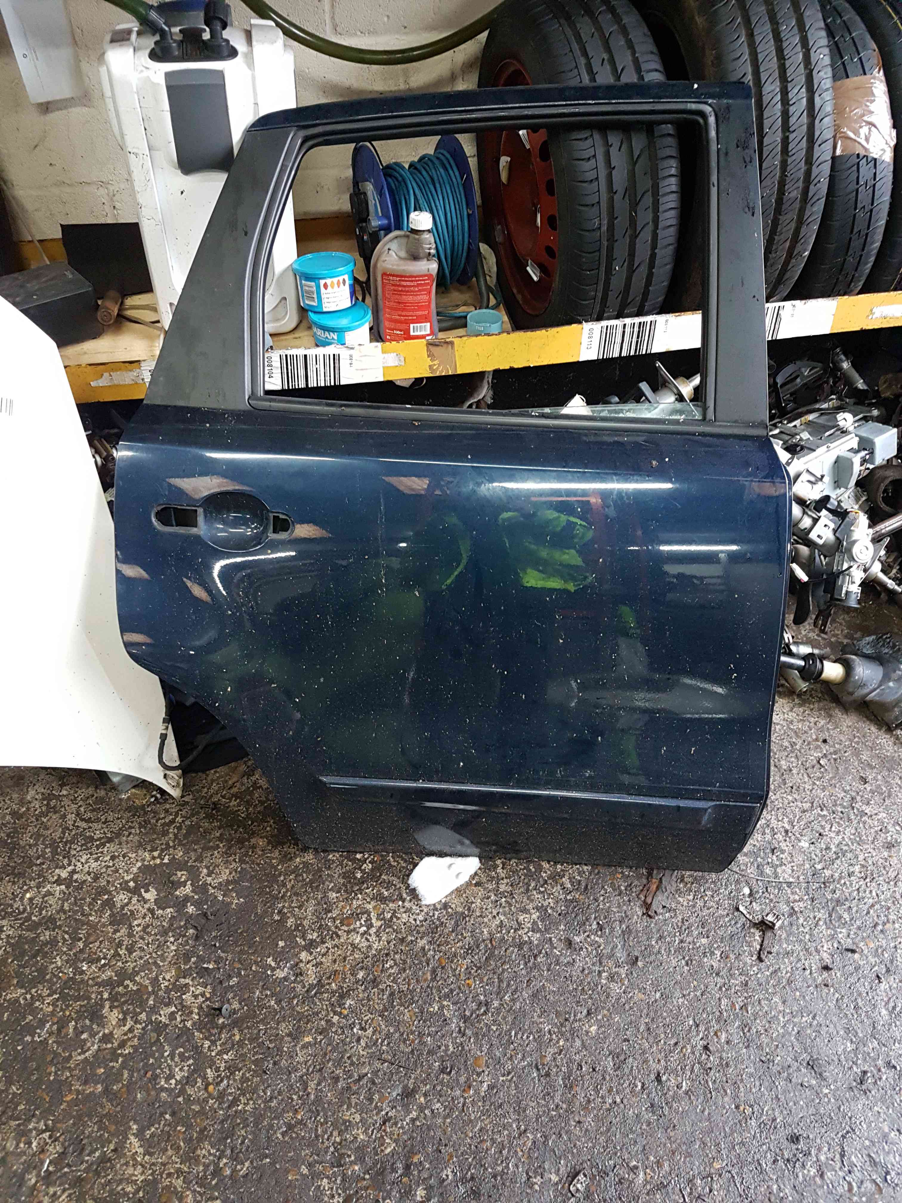 Thumb 2 Nissan Note E11 2005-2012 Drivers OSR Rear Door BW9 Dark Blue 