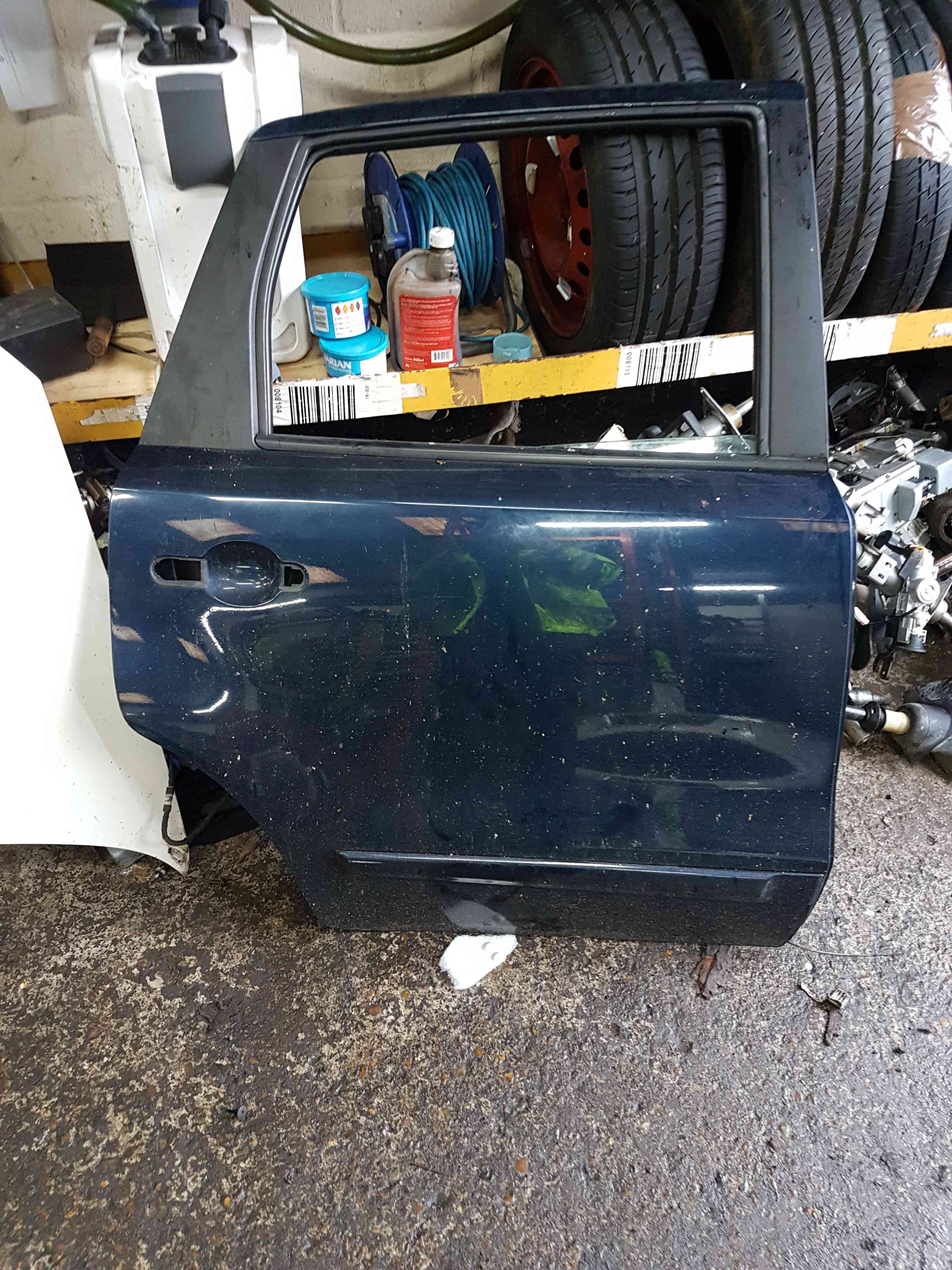 Thumb 3 Nissan Note E11 2005-2012 Drivers OSR Rear Door BW9 Dark Blue 