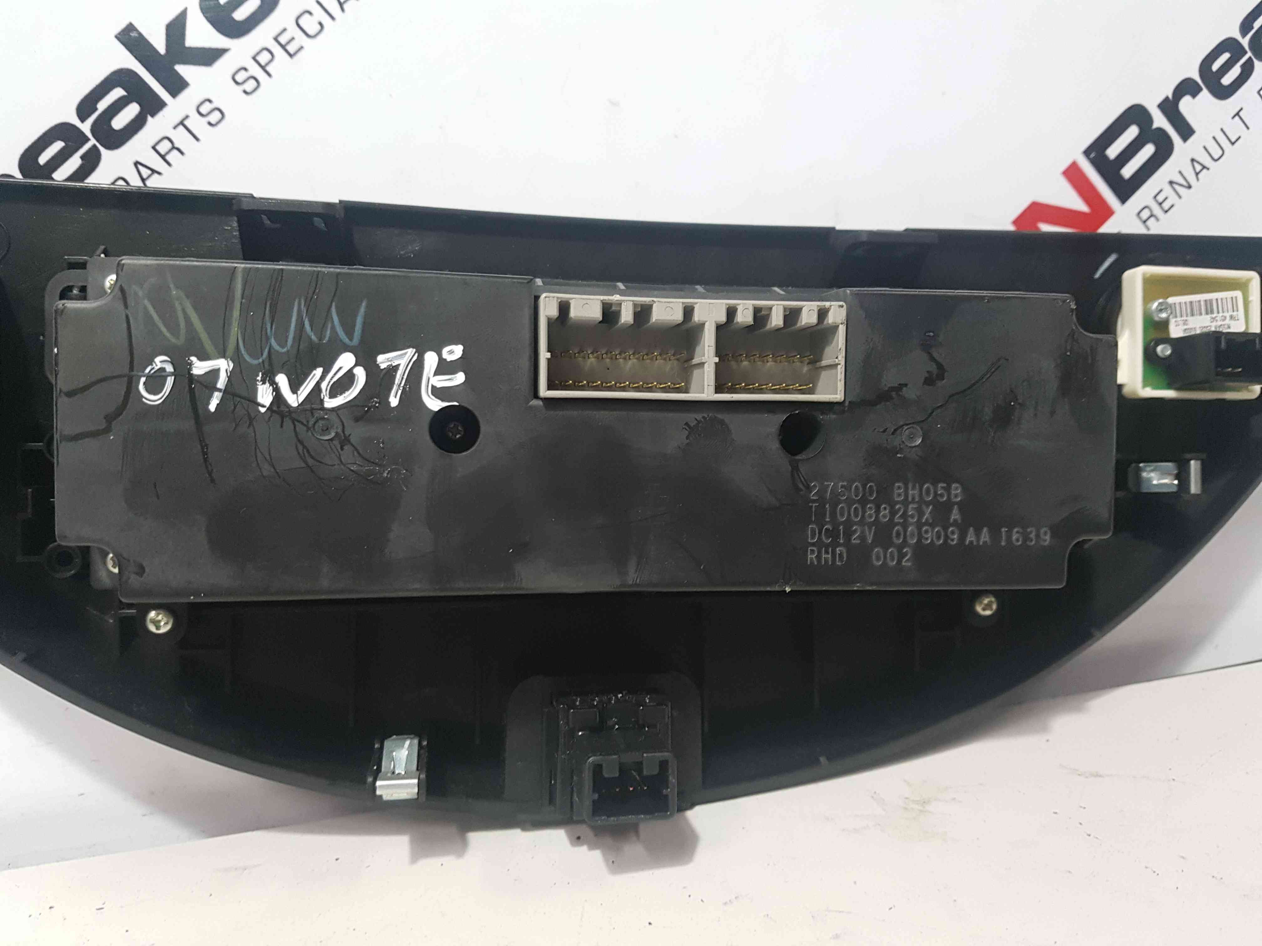 Thumb 6 Nissan Note E11 2005-2012 Heater Controls Dials Ac 27500BH05B 27500BH05a