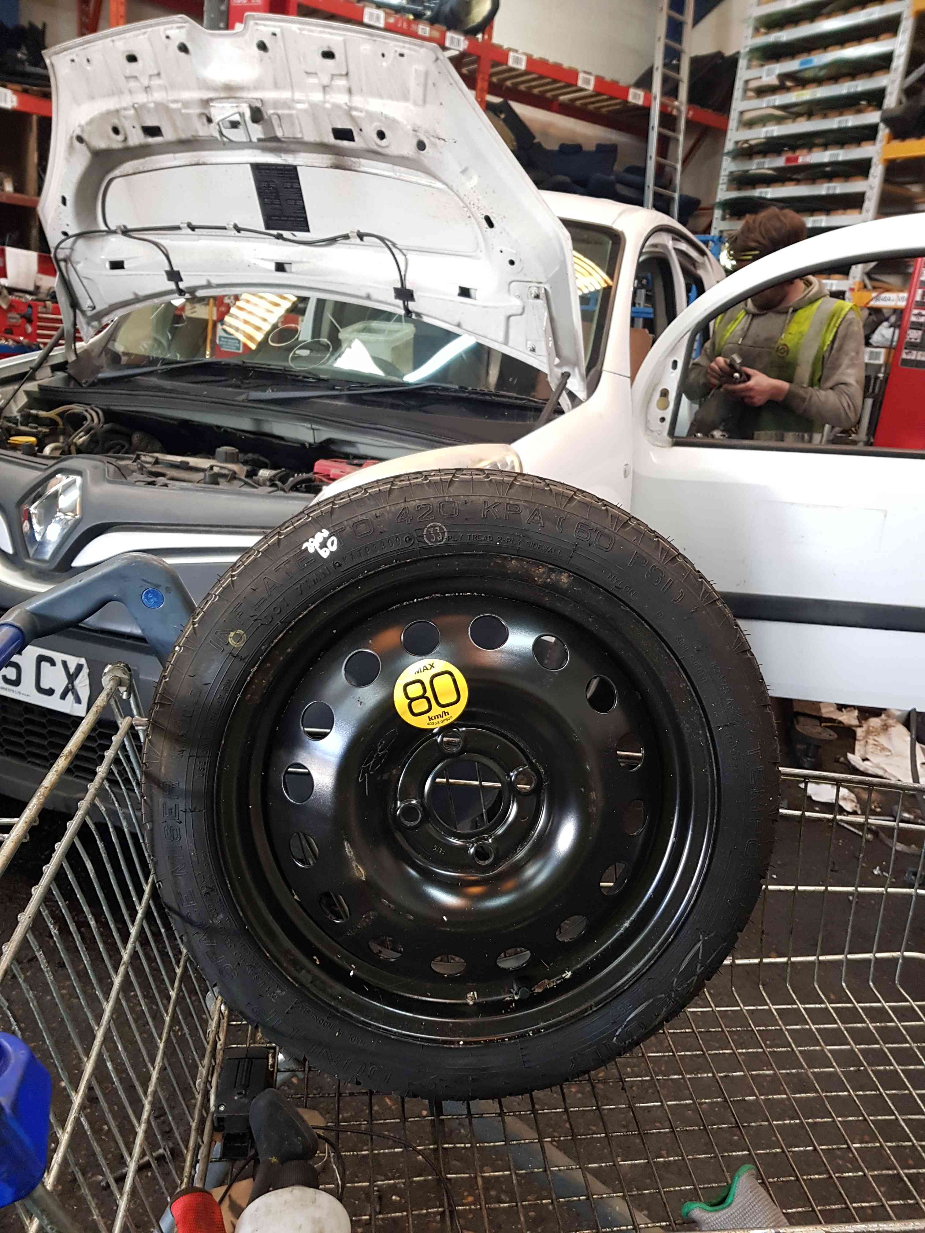 Thumb 2 Nissan Note E11 2005-2012 Space Saver Spare Wheel 125 70 1.5 5/5