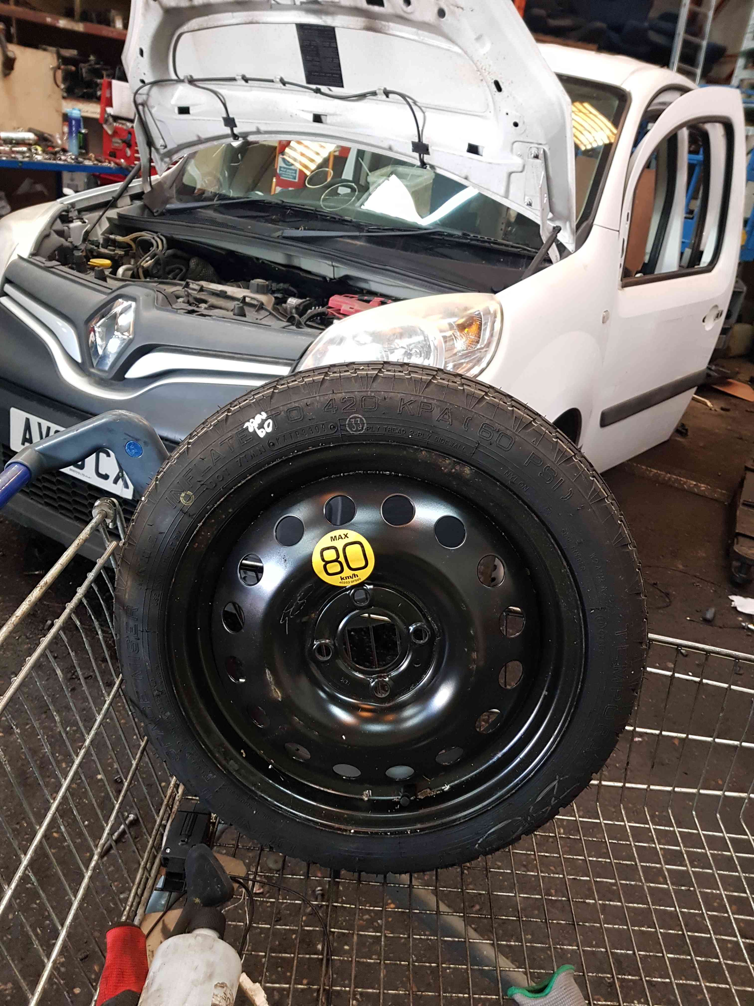 Thumb 5 Nissan Note E11 2005-2012 Space Saver Spare Wheel 125 70 1.5 5/5